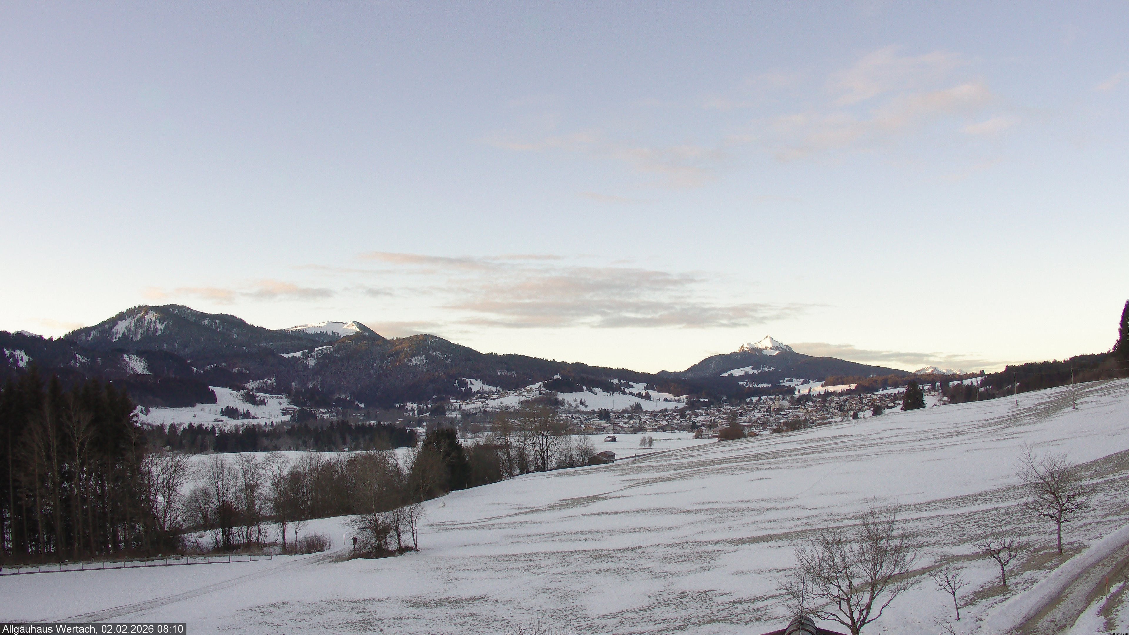 Archiv Foto Webcam Wertach - Allgäuhaus