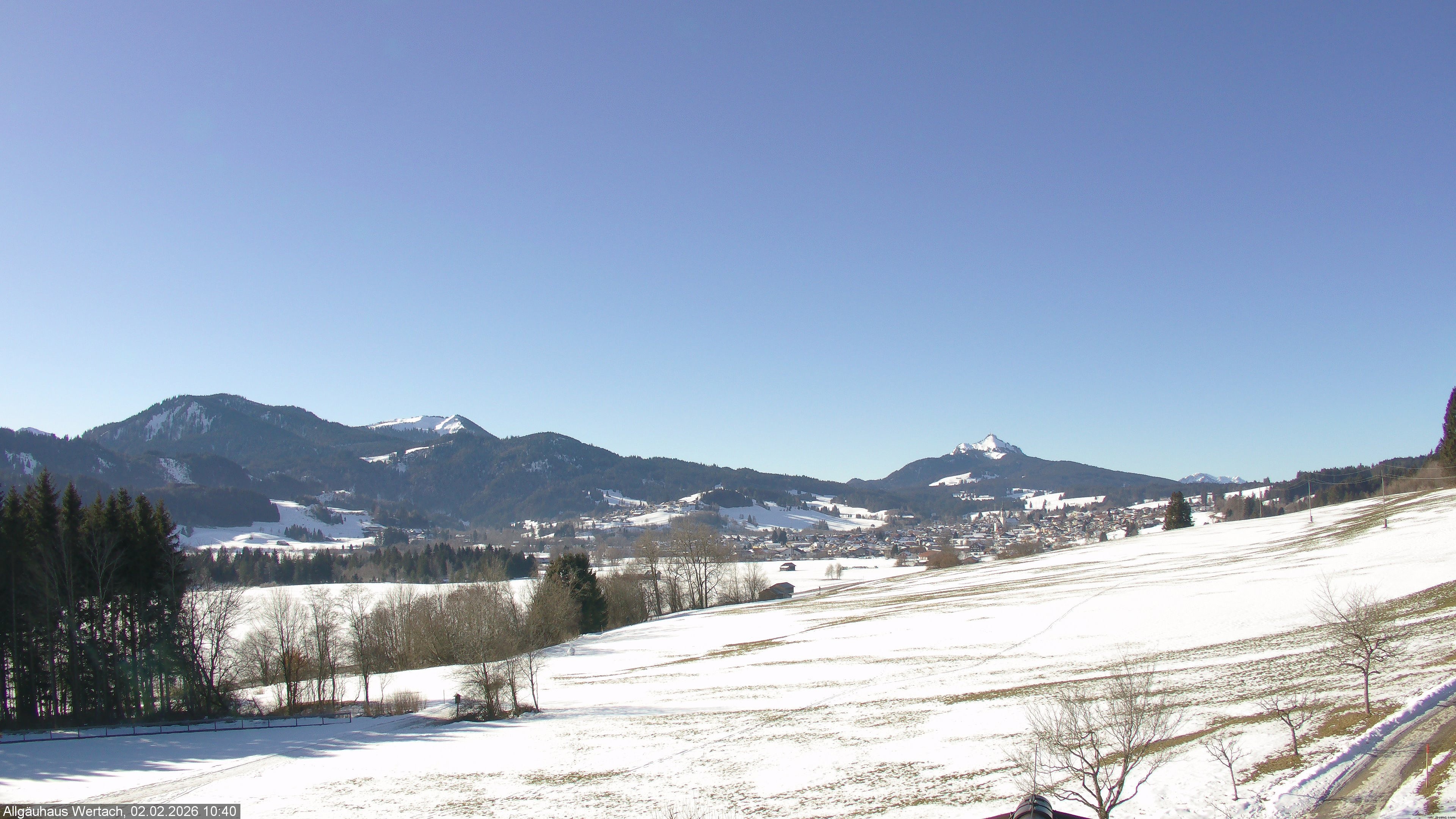 Archiv Foto Webcam Wertach - Allgäuhaus