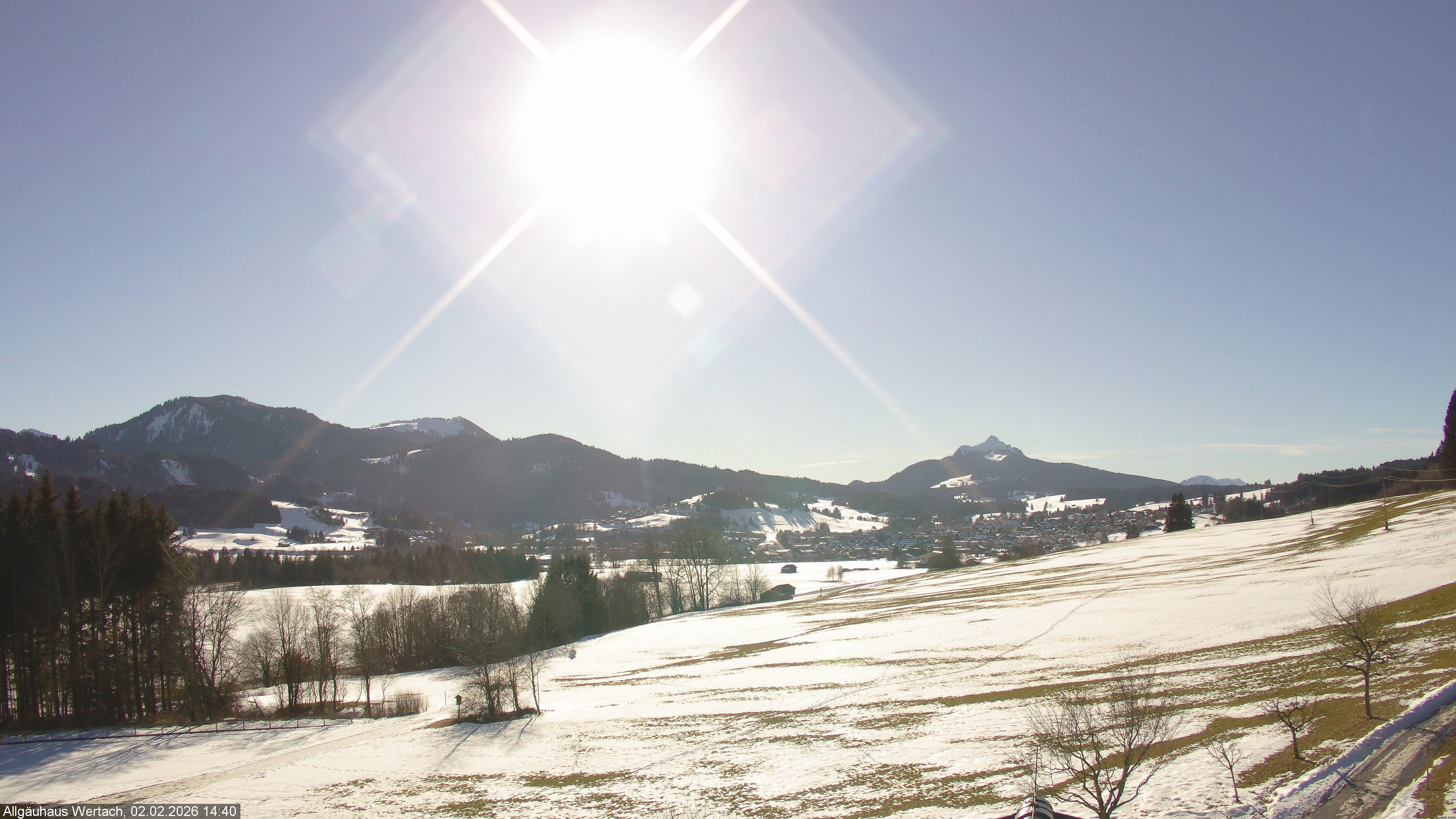 Archiv Foto Webcam Wertach - Allgäuhaus