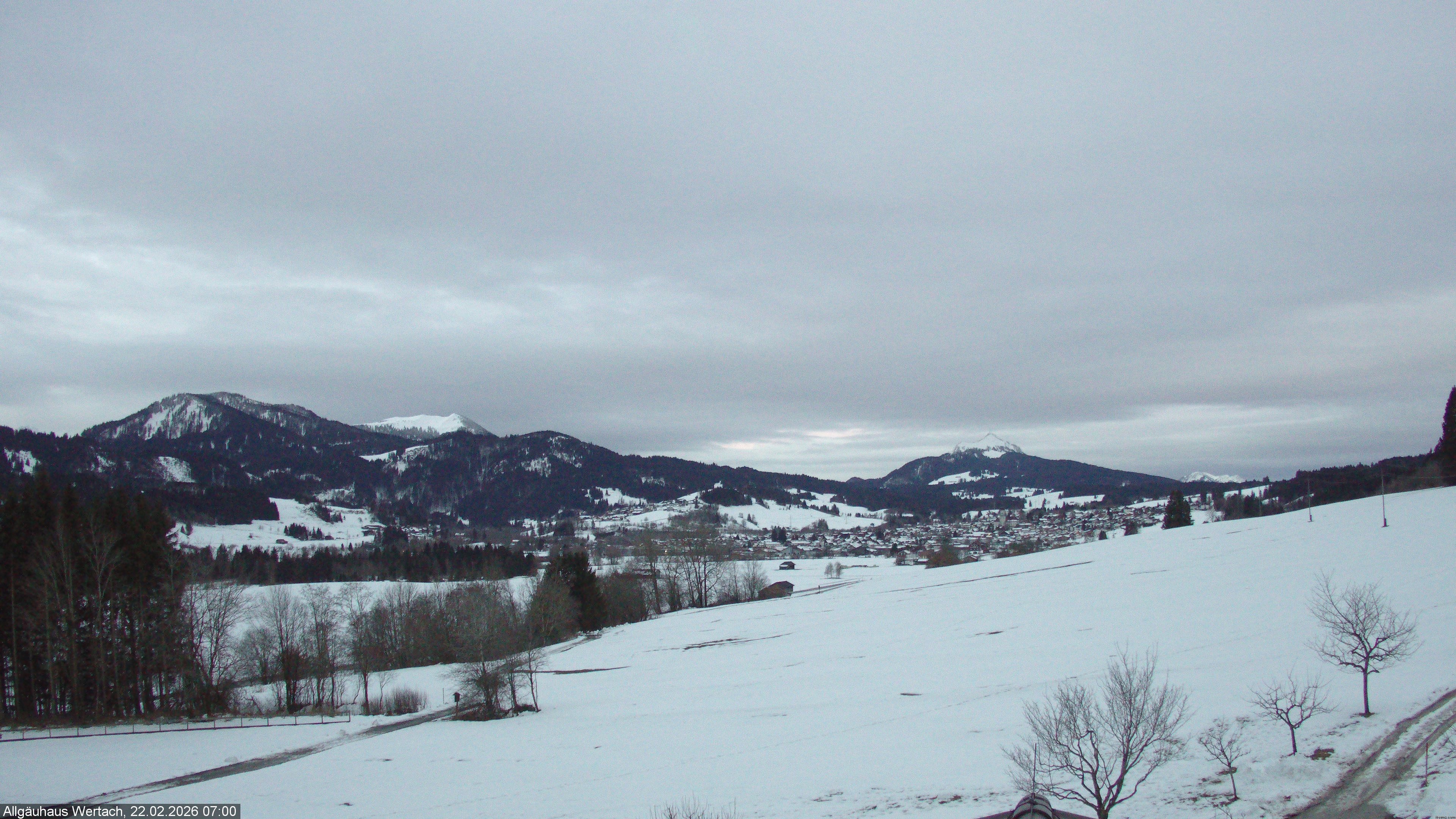 Archiv Foto Webcam Wertach - Allgäuhaus