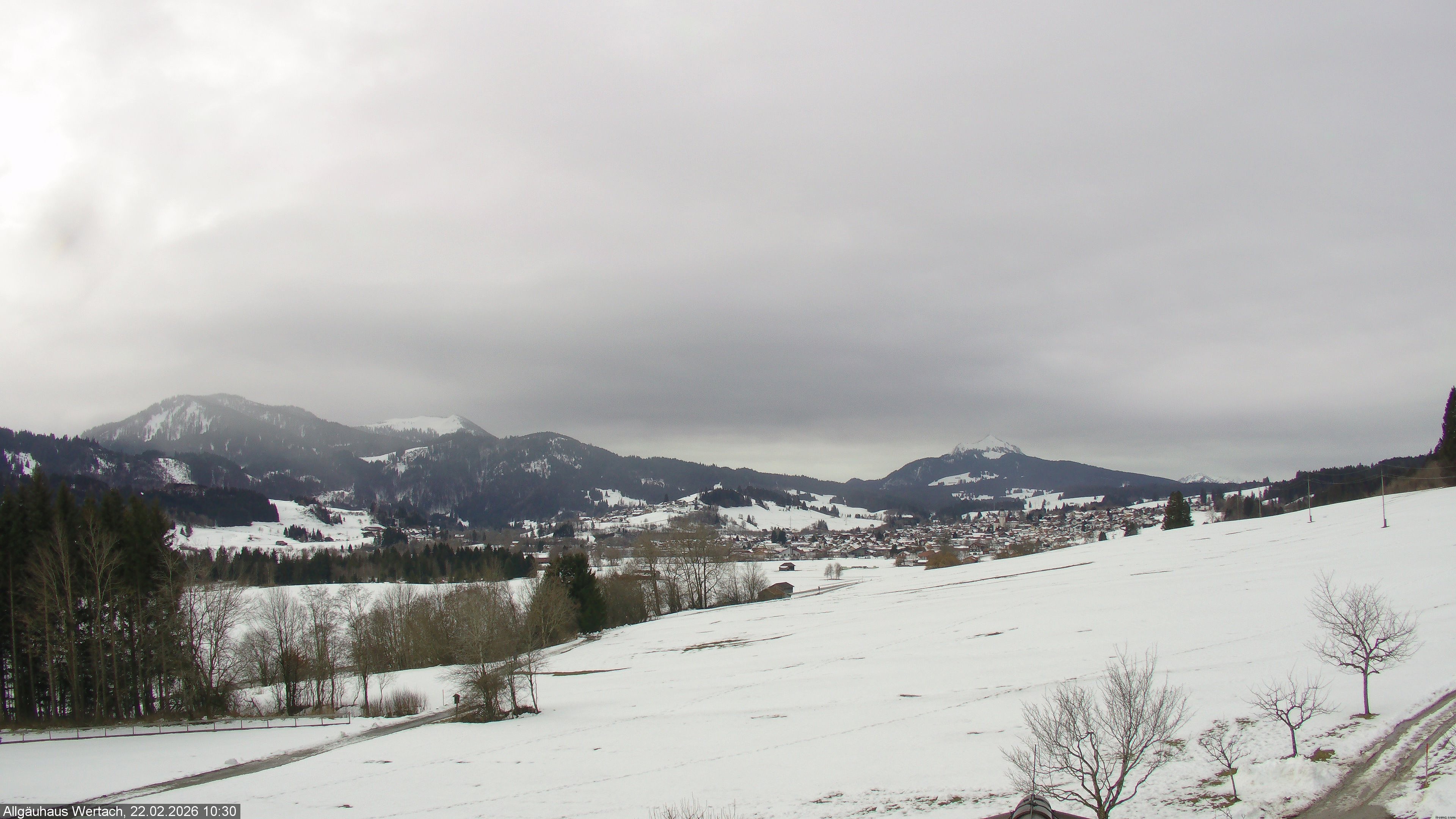 Archiv Foto Webcam Wertach - Allgäuhaus
