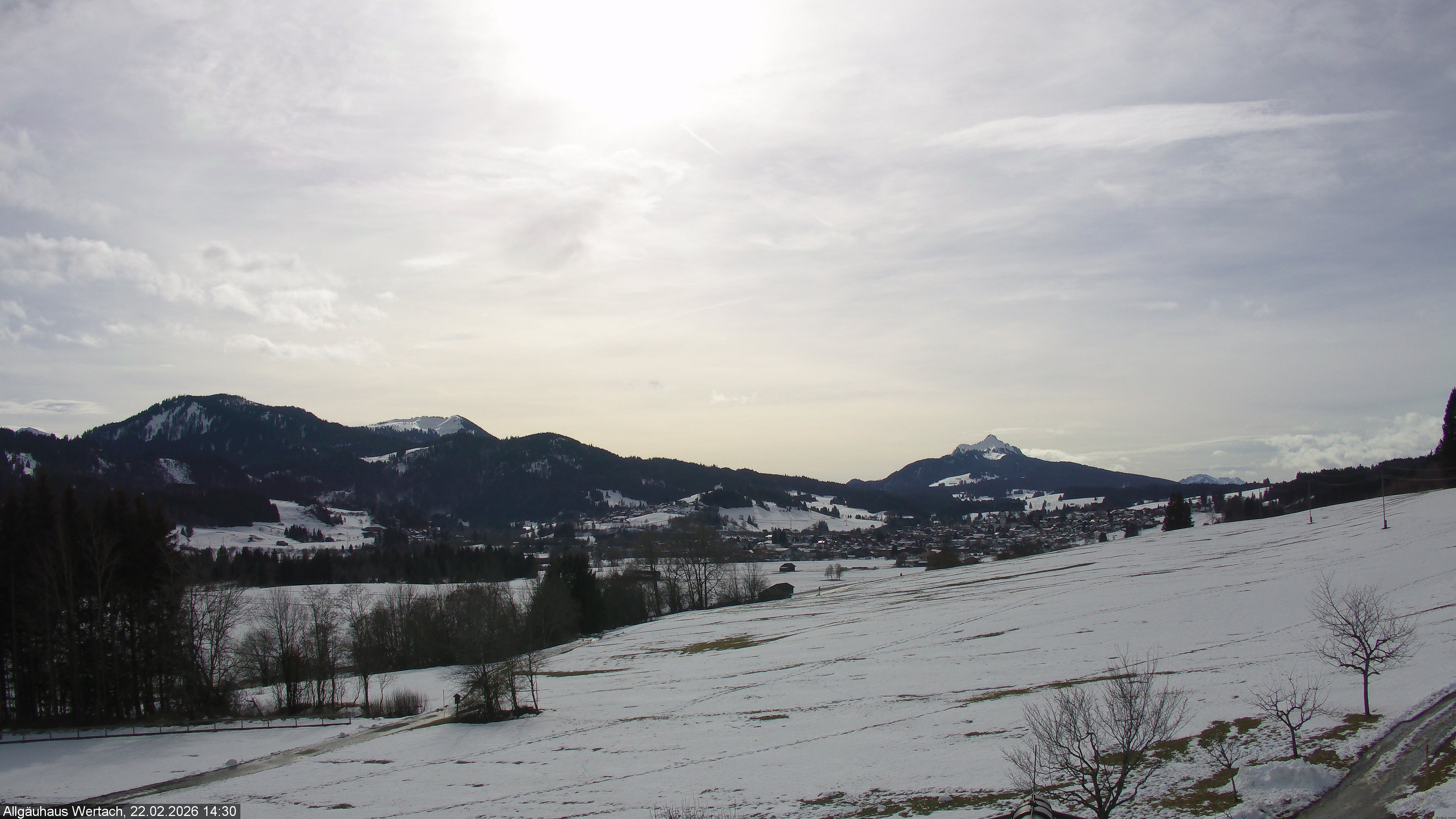 Archiv Foto Webcam Wertach - Allgäuhaus