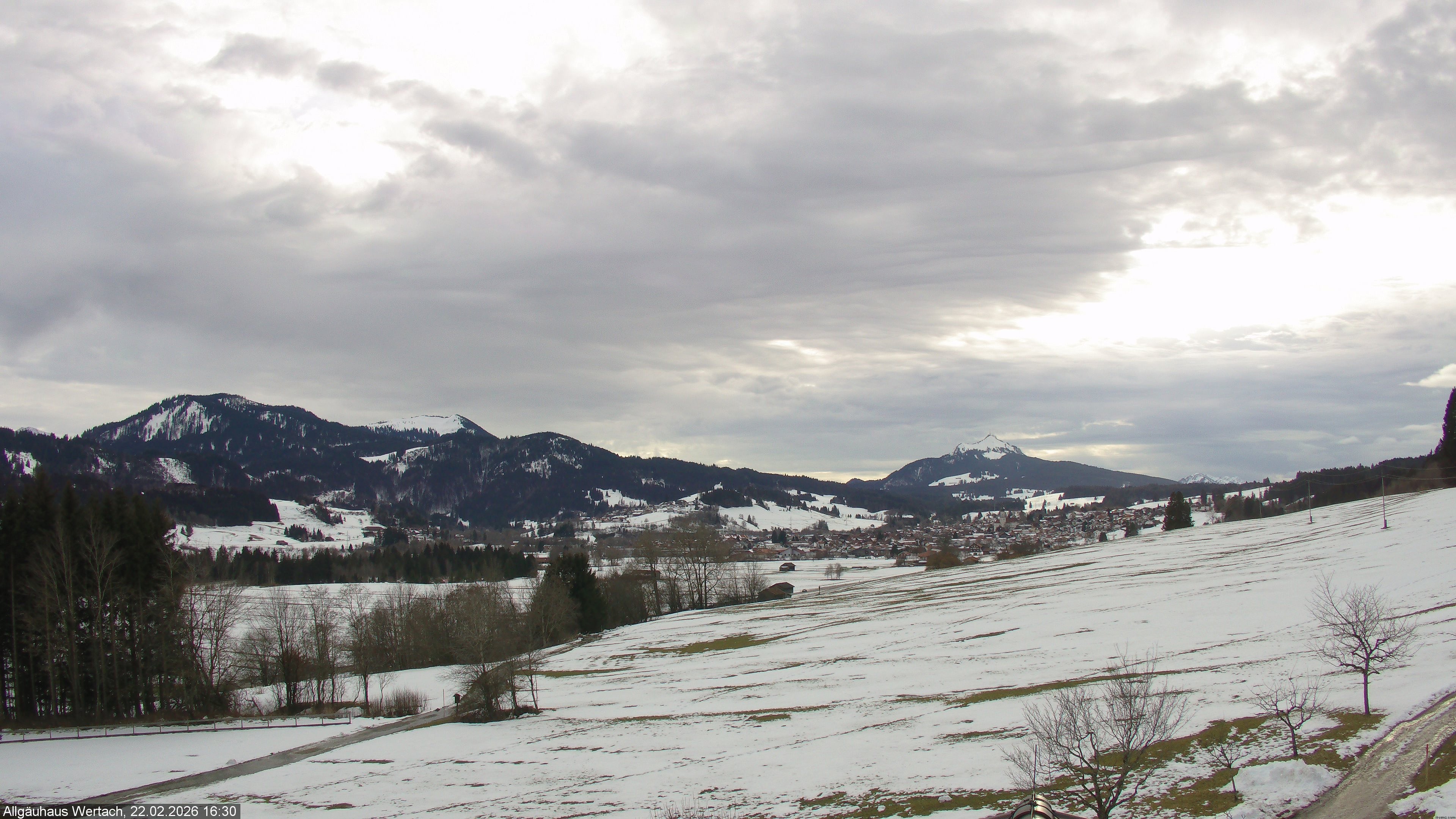 Archiv Foto Webcam Wertach - Allgäuhaus
