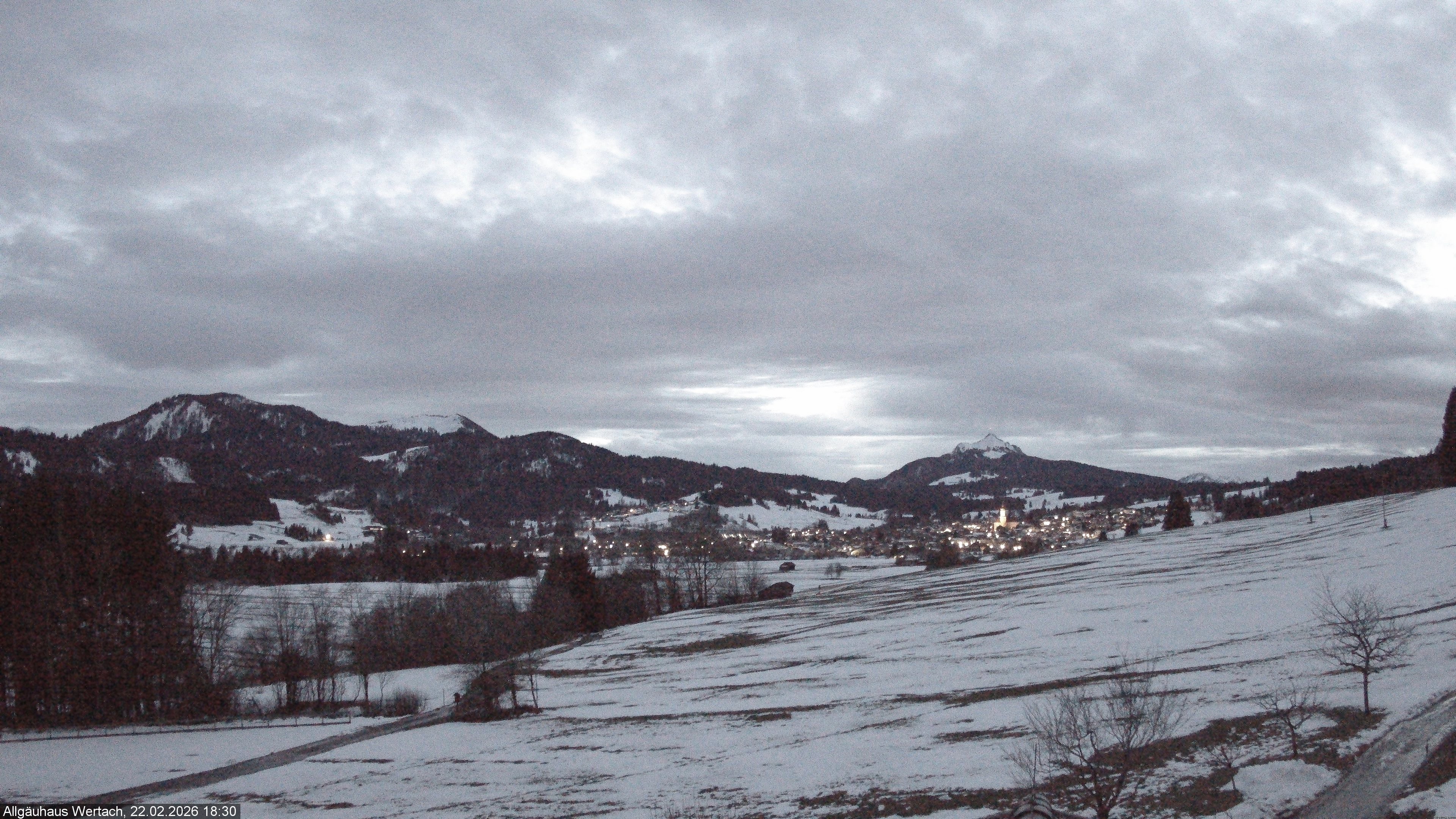 Archiv Foto Webcam Wertach - Allgäuhaus