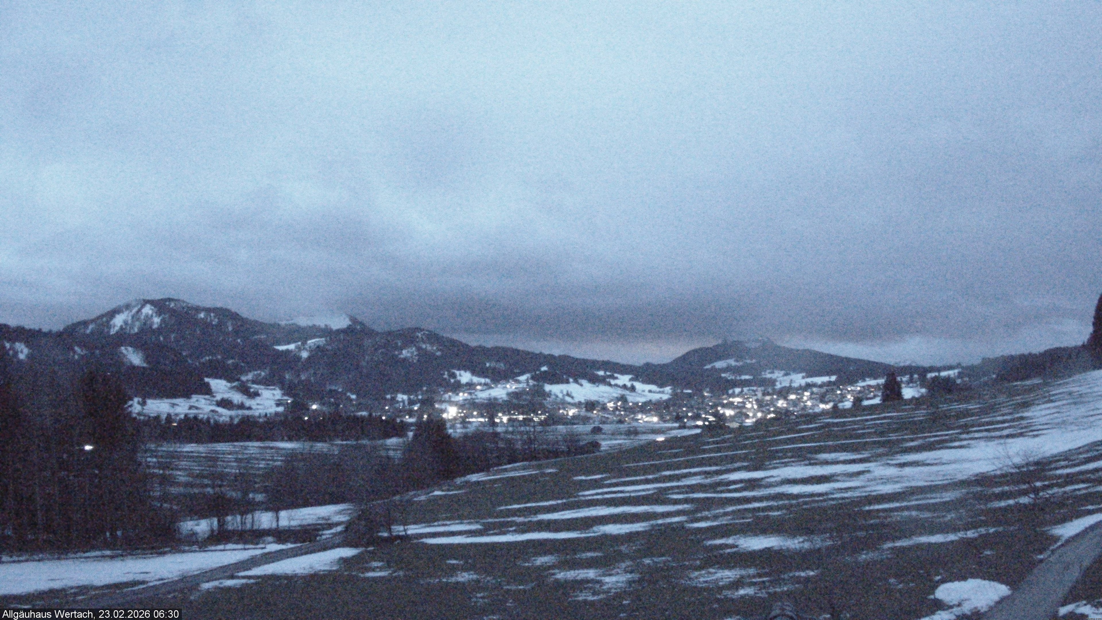 Archiv Foto Webcam Wertach - Allgäuhaus