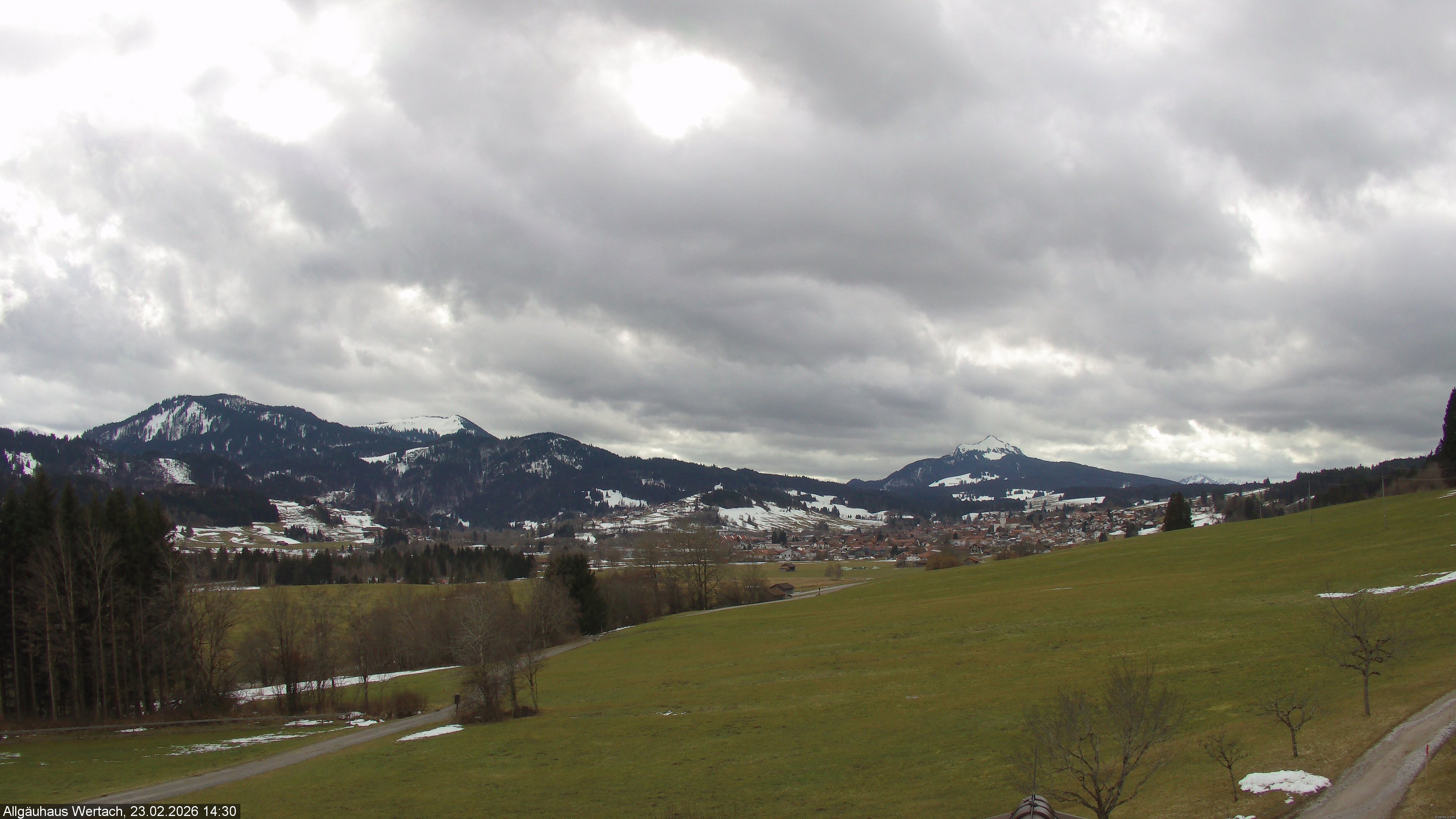 Archiv Foto Webcam Wertach - Allgäuhaus