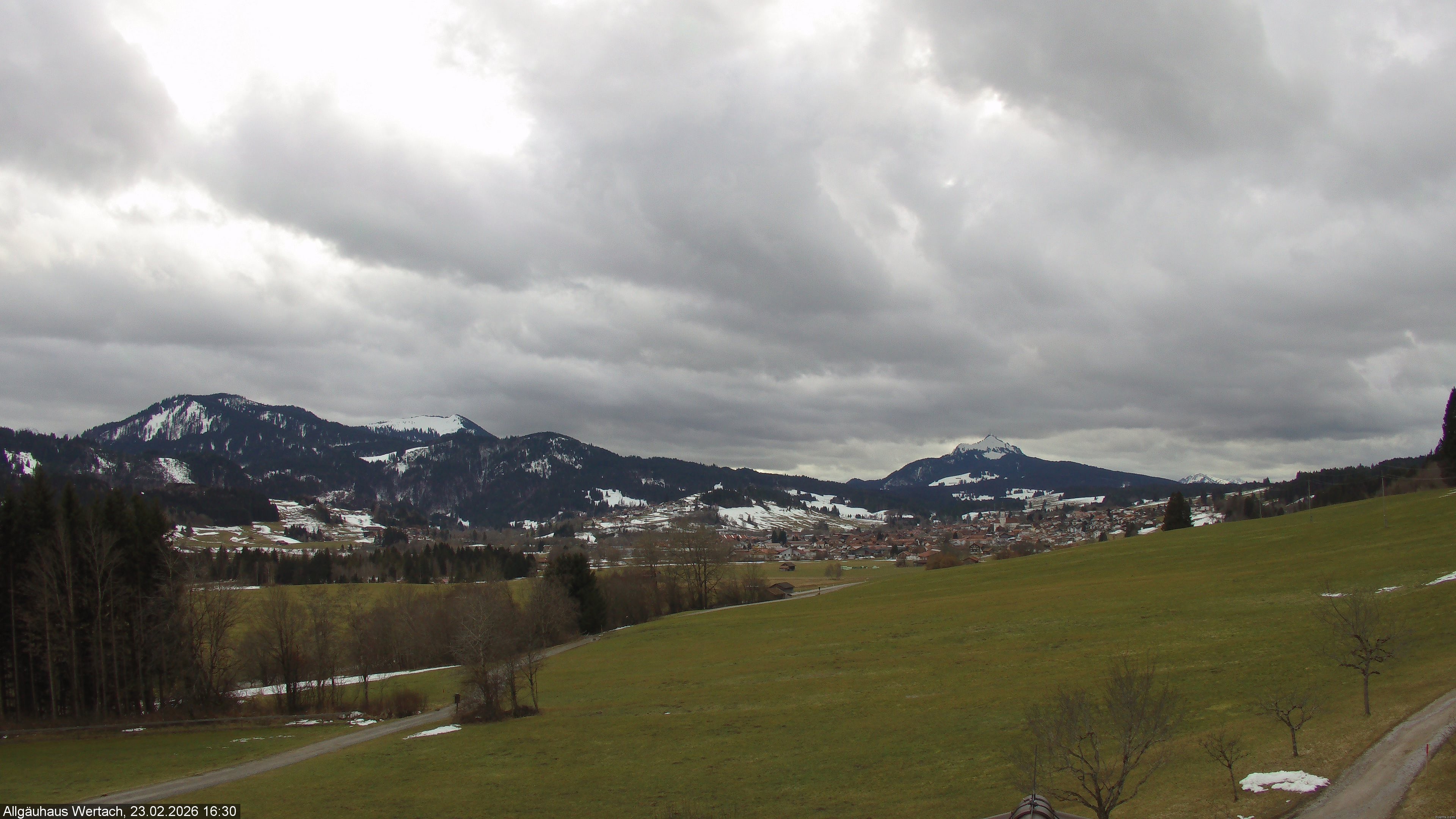 Archiv Foto Webcam Wertach - Allgäuhaus