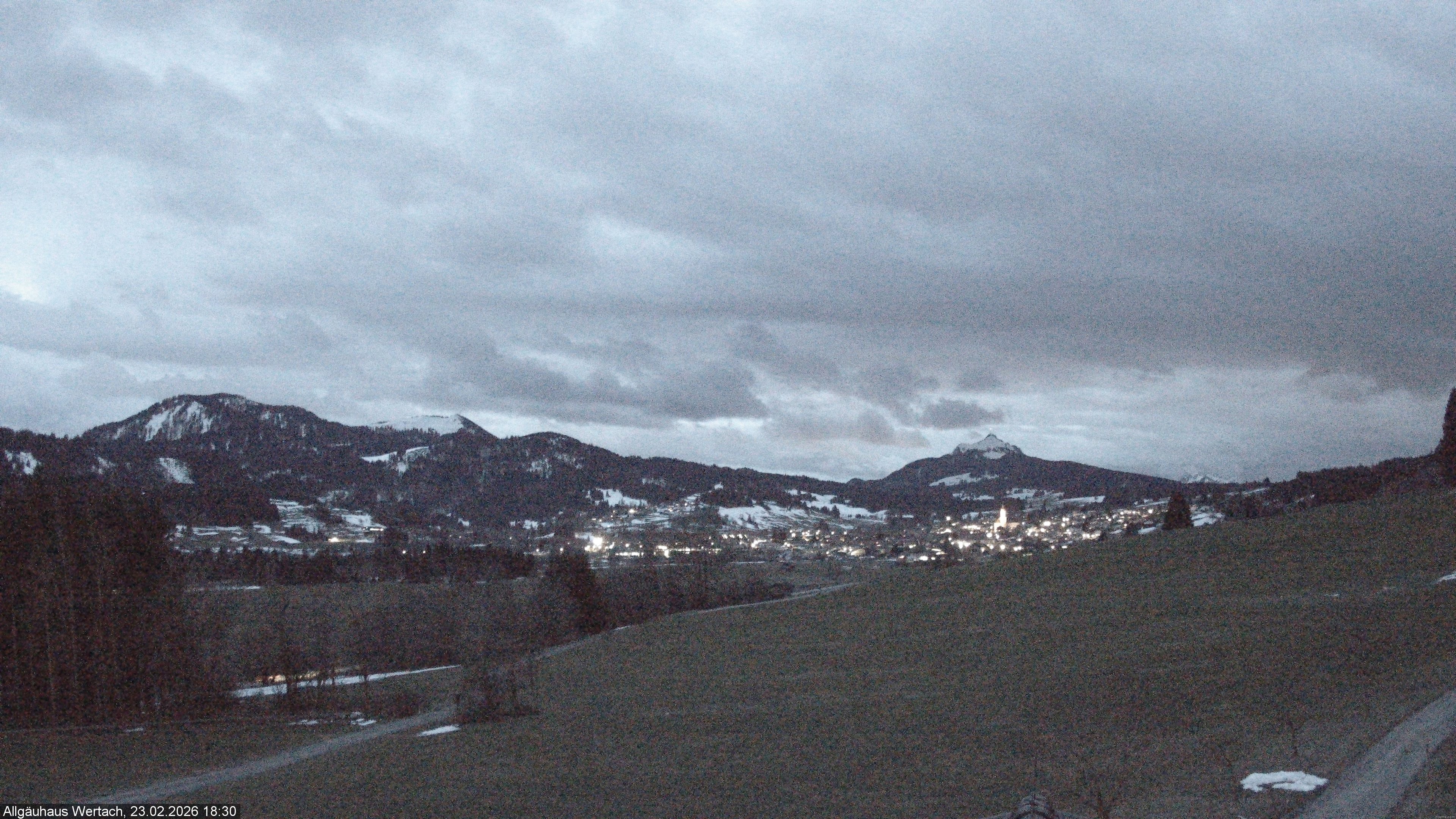 Archiv Foto Webcam Wertach - Allgäuhaus