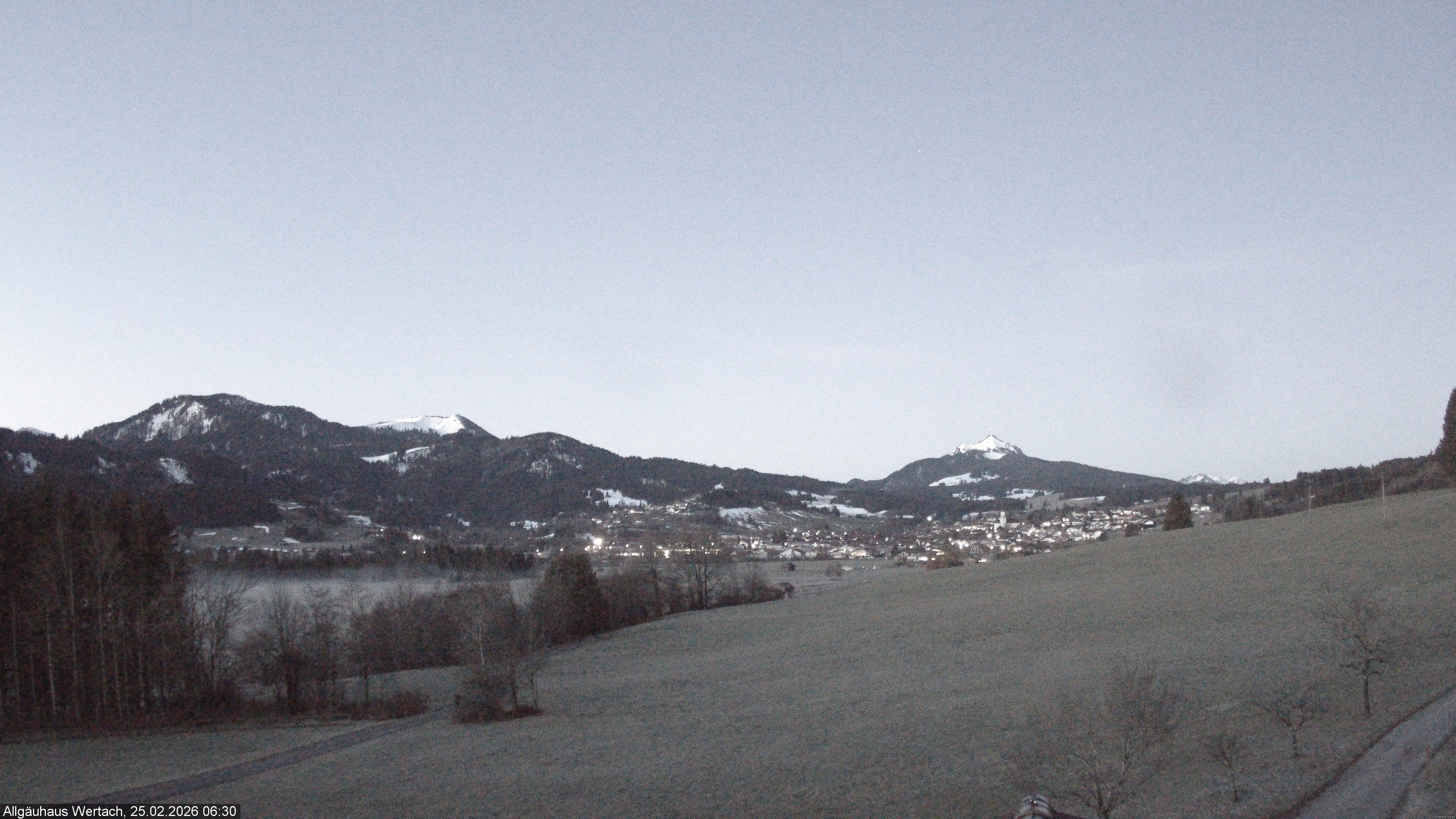 Archiv Foto Webcam Wertach - Allgäuhaus