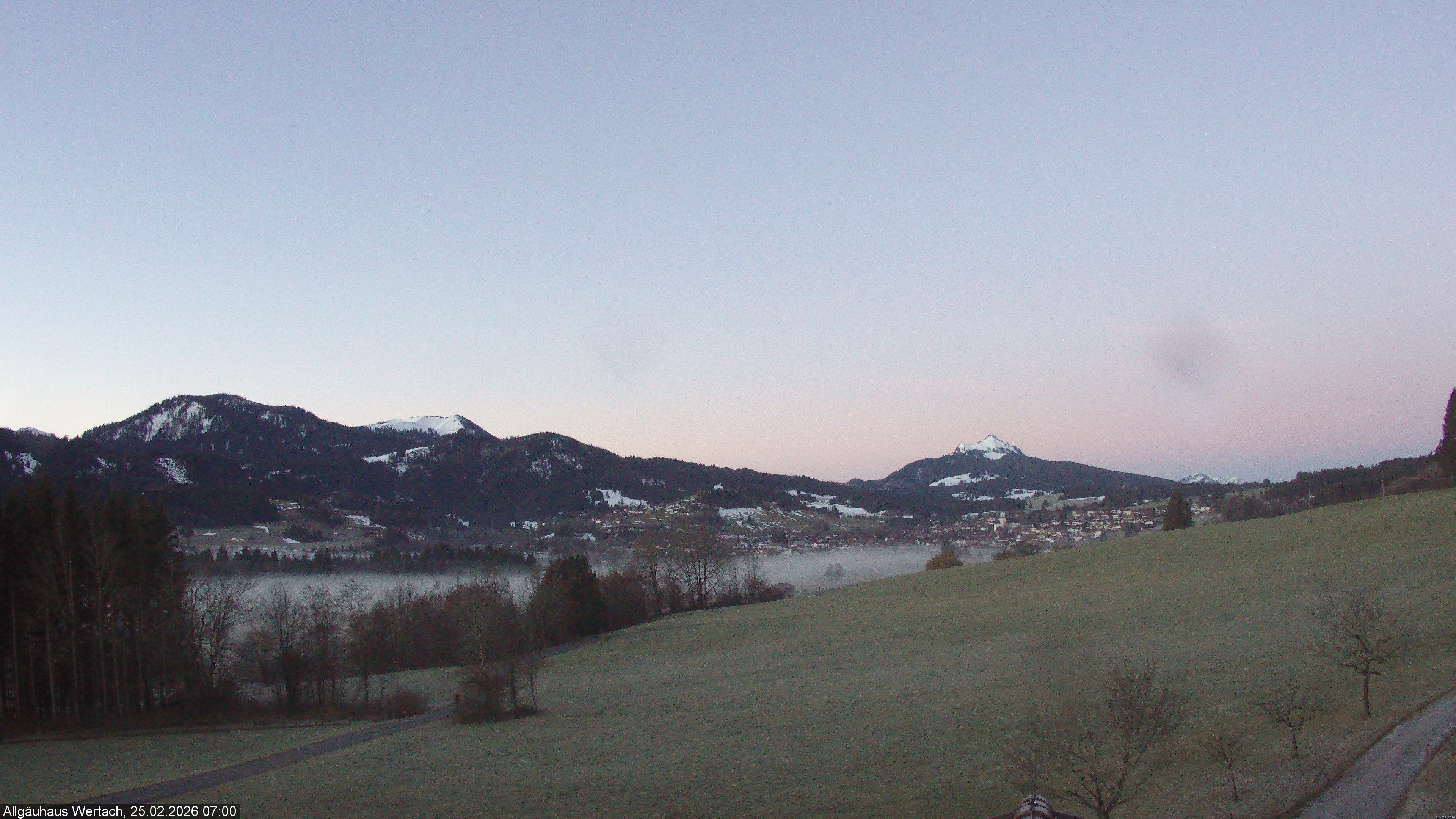 Archiv Foto Webcam Wertach - Allgäuhaus