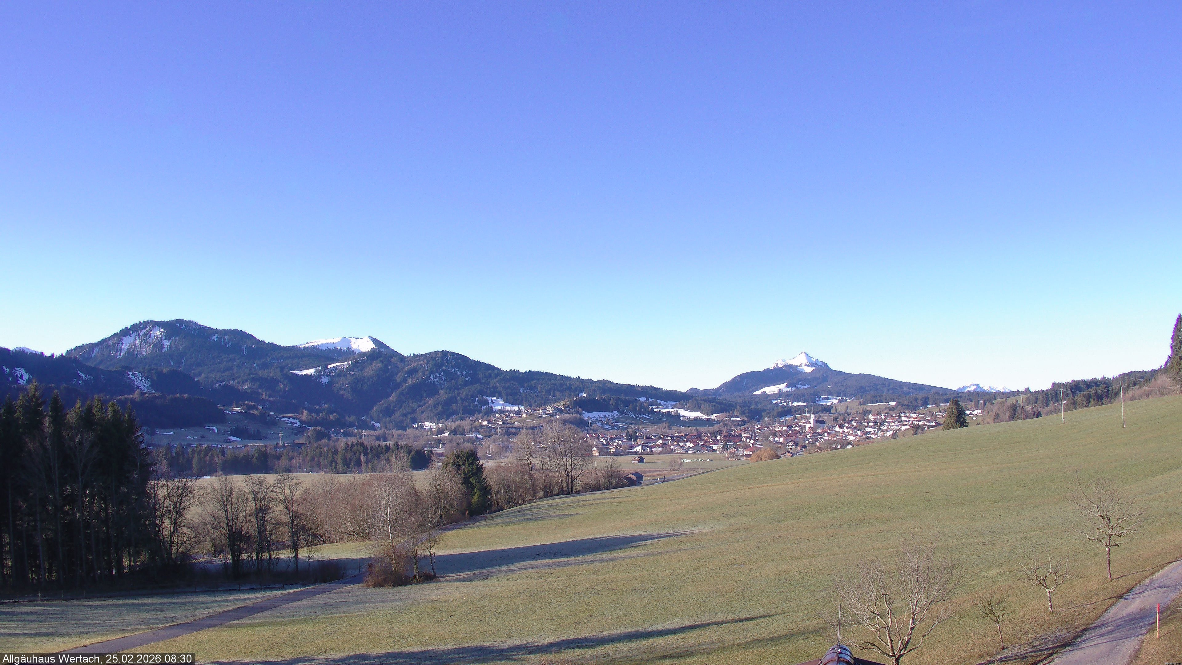 Archiv Foto Webcam Wertach - Allgäuhaus