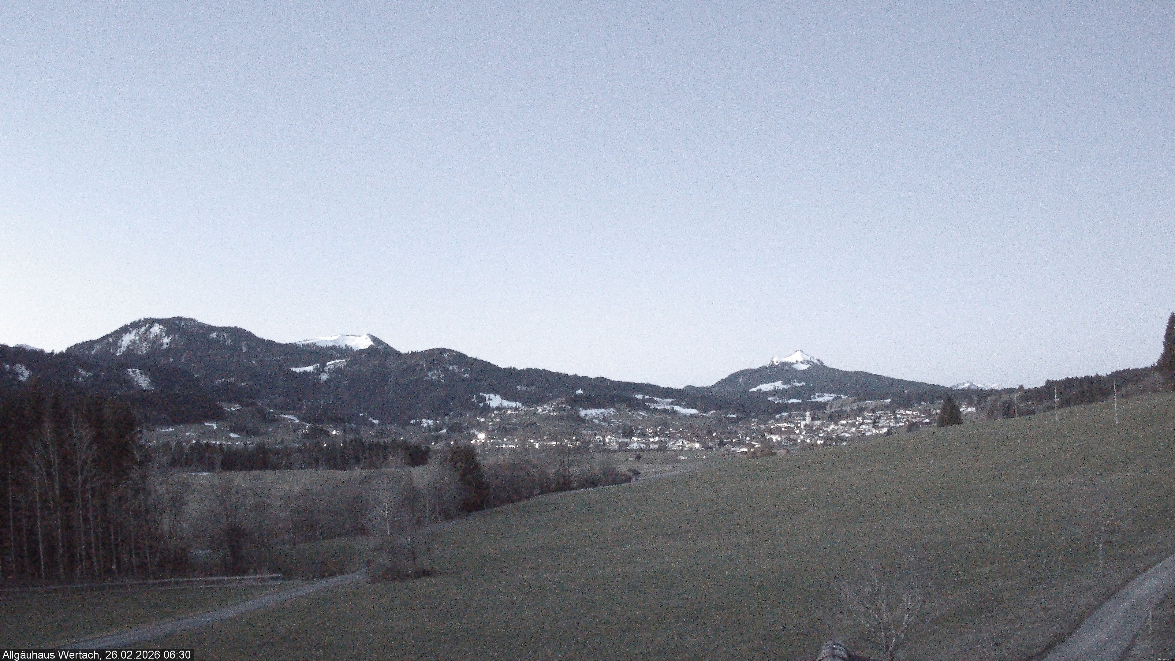 Archiv Foto Webcam Wertach - Allgäuhaus