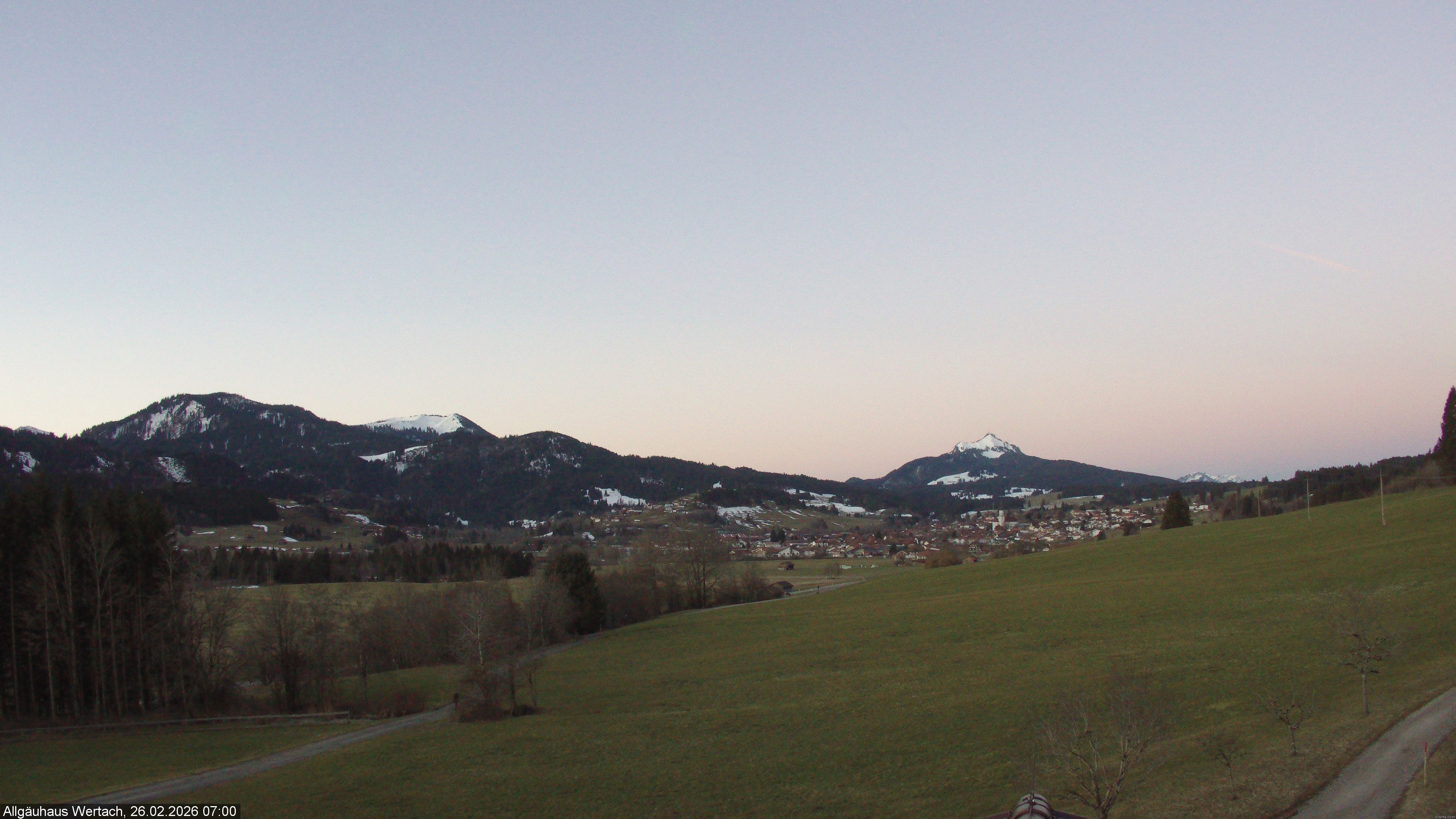 Archiv Foto Webcam Wertach - Allgäuhaus