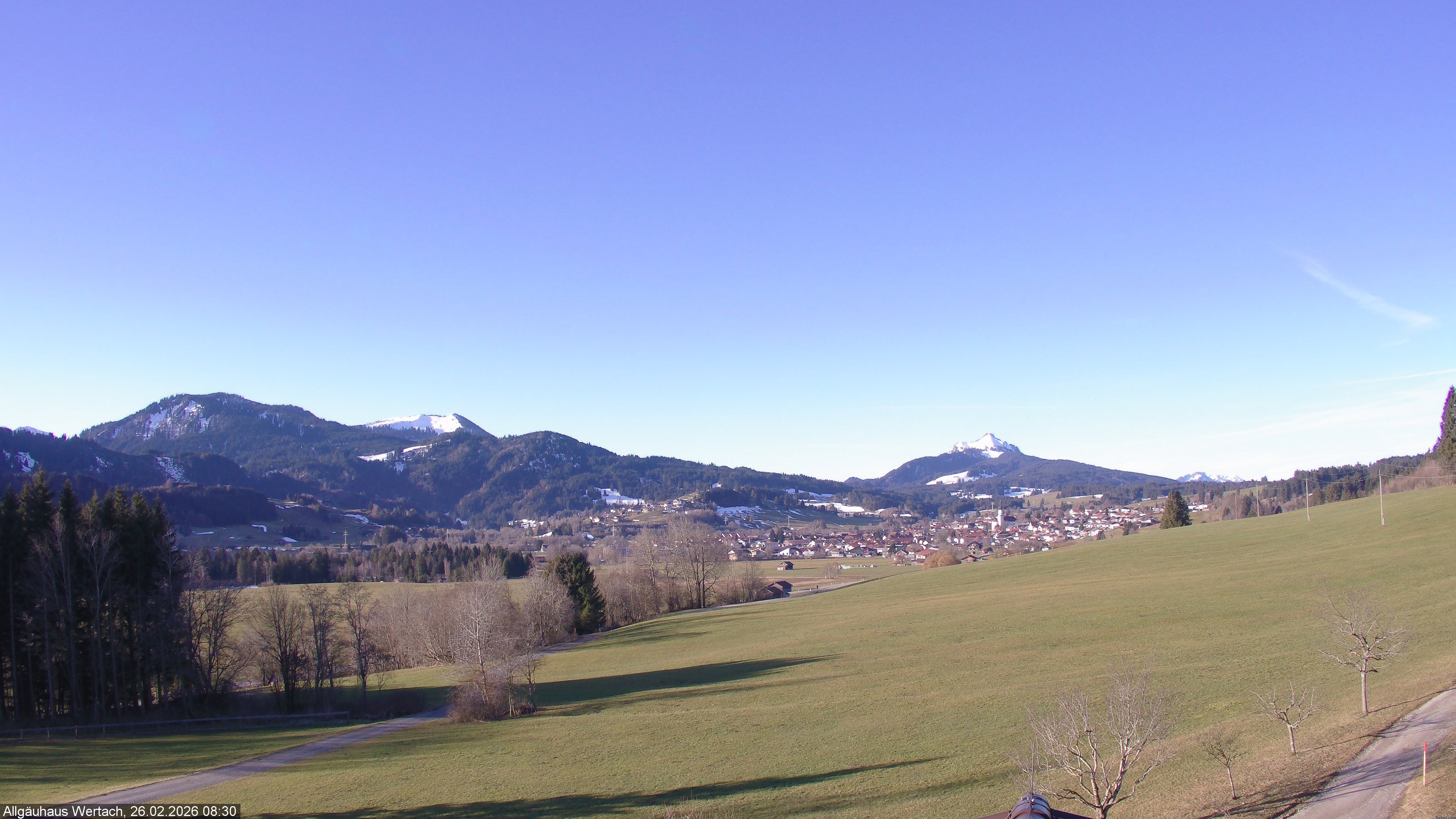 Archiv Foto Webcam Wertach - Allgäuhaus