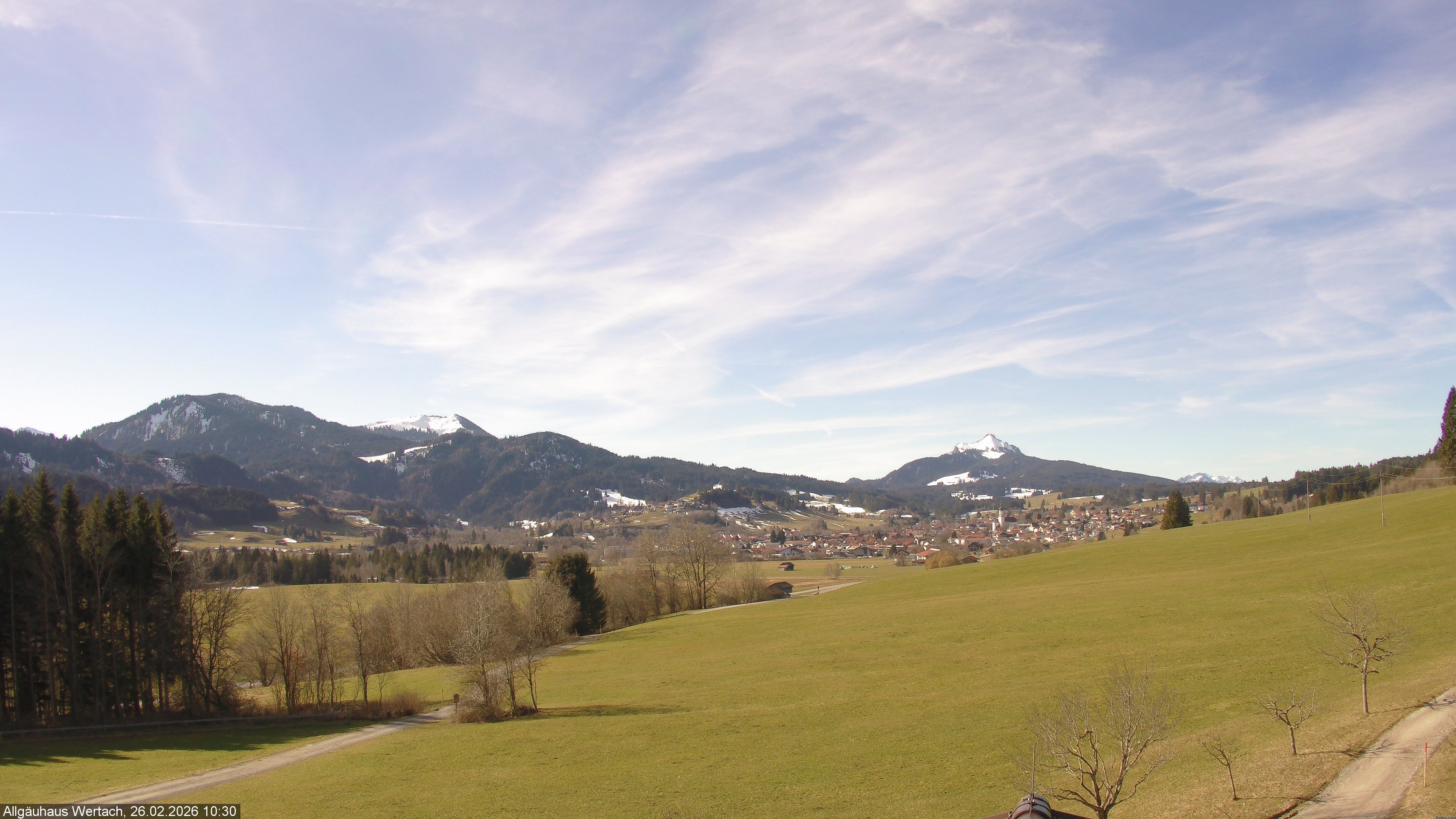 Archiv Foto Webcam Wertach - Allgäuhaus