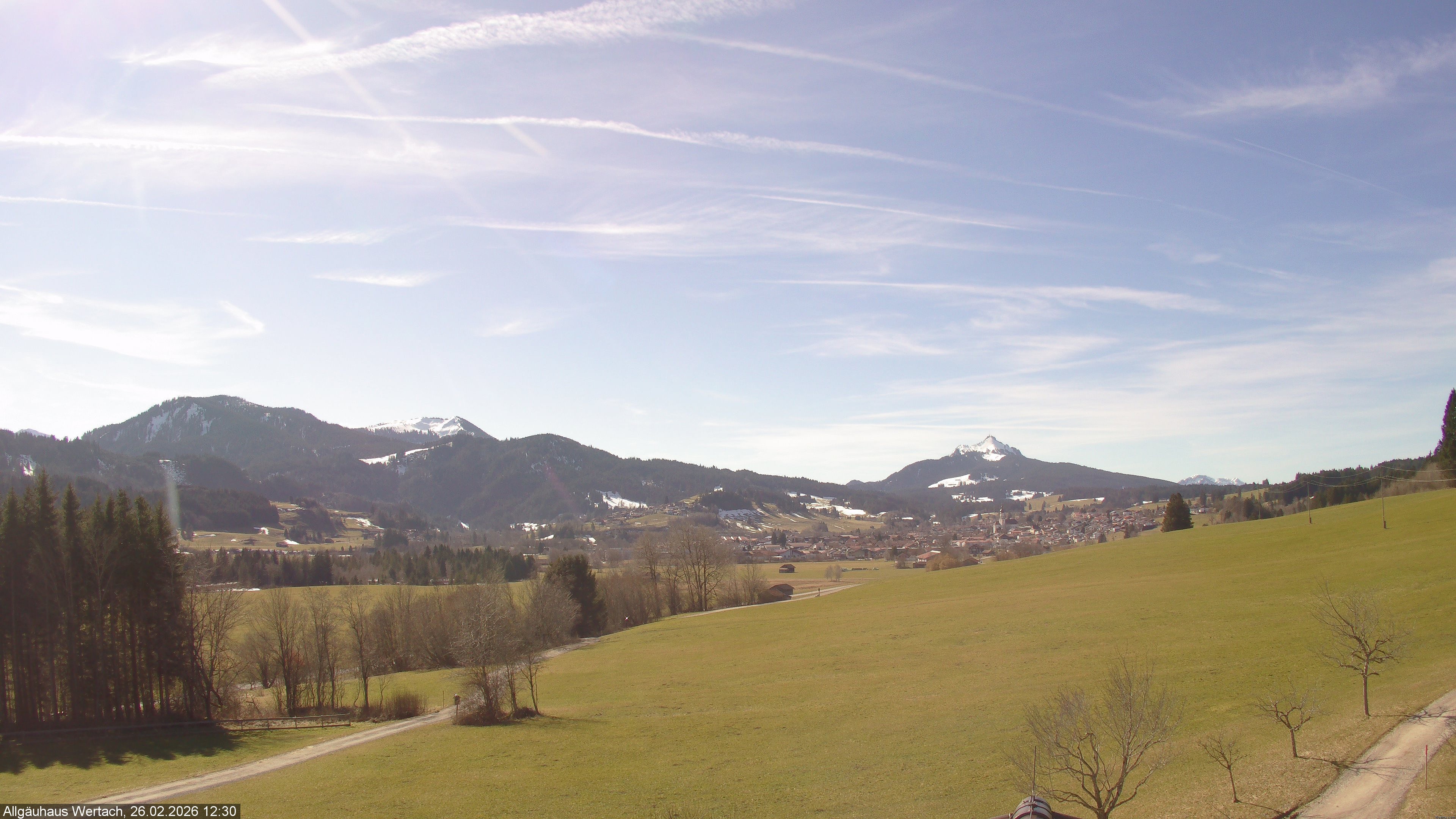 Archiv Foto Webcam Wertach - Allgäuhaus