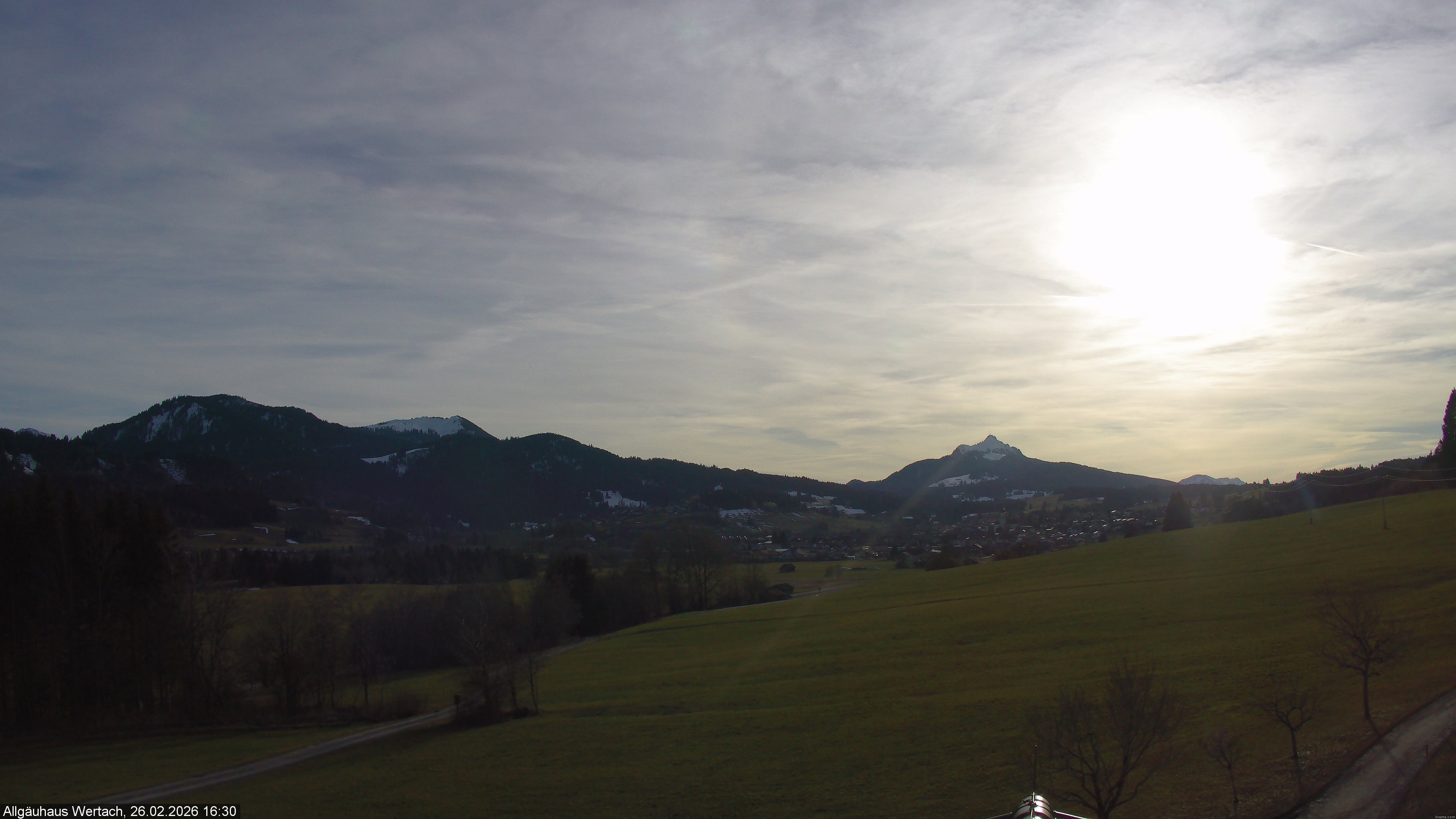 Archiv Foto Webcam Wertach - Allgäuhaus