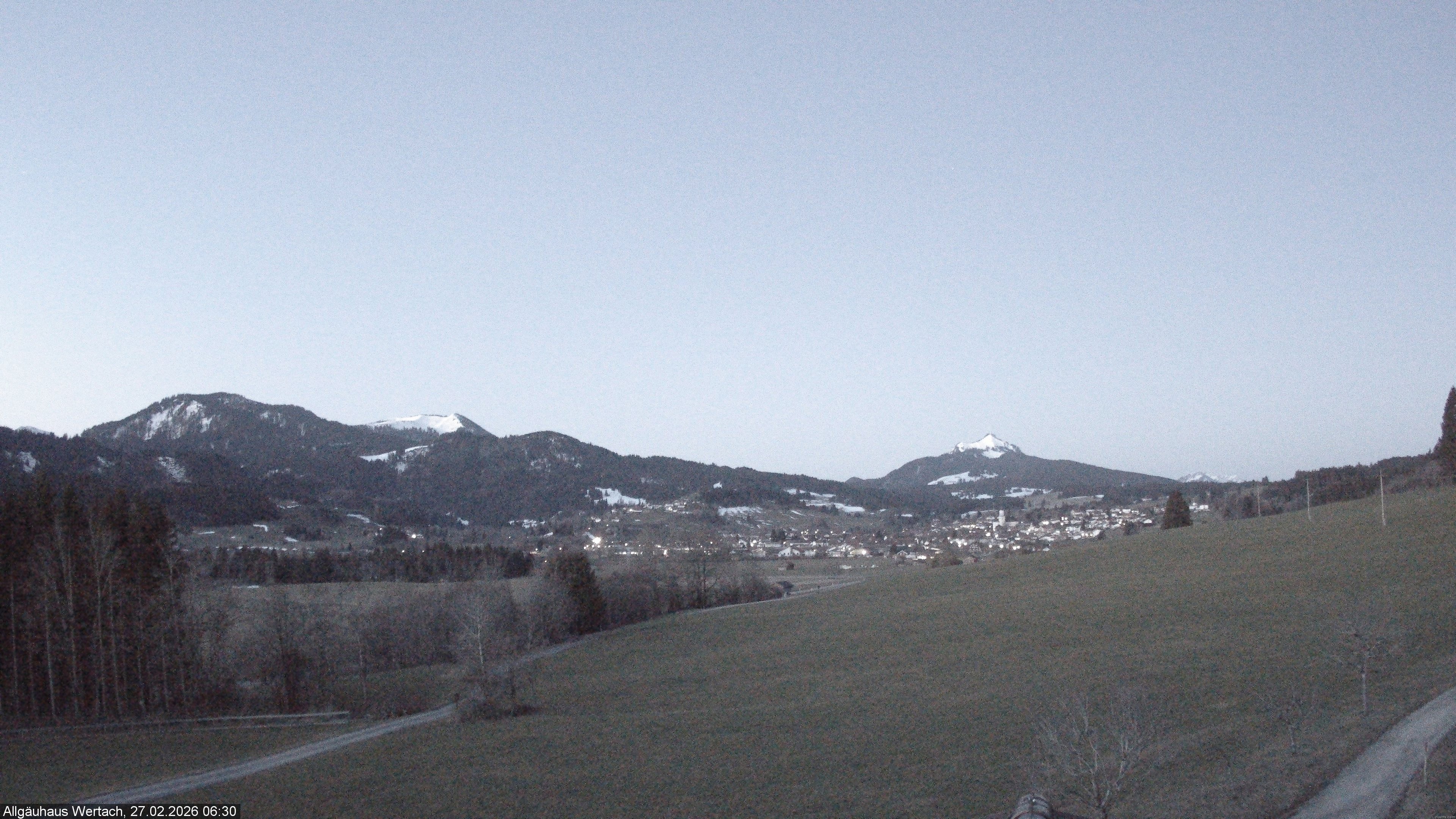 Archiv Foto Webcam Wertach - Allgäuhaus