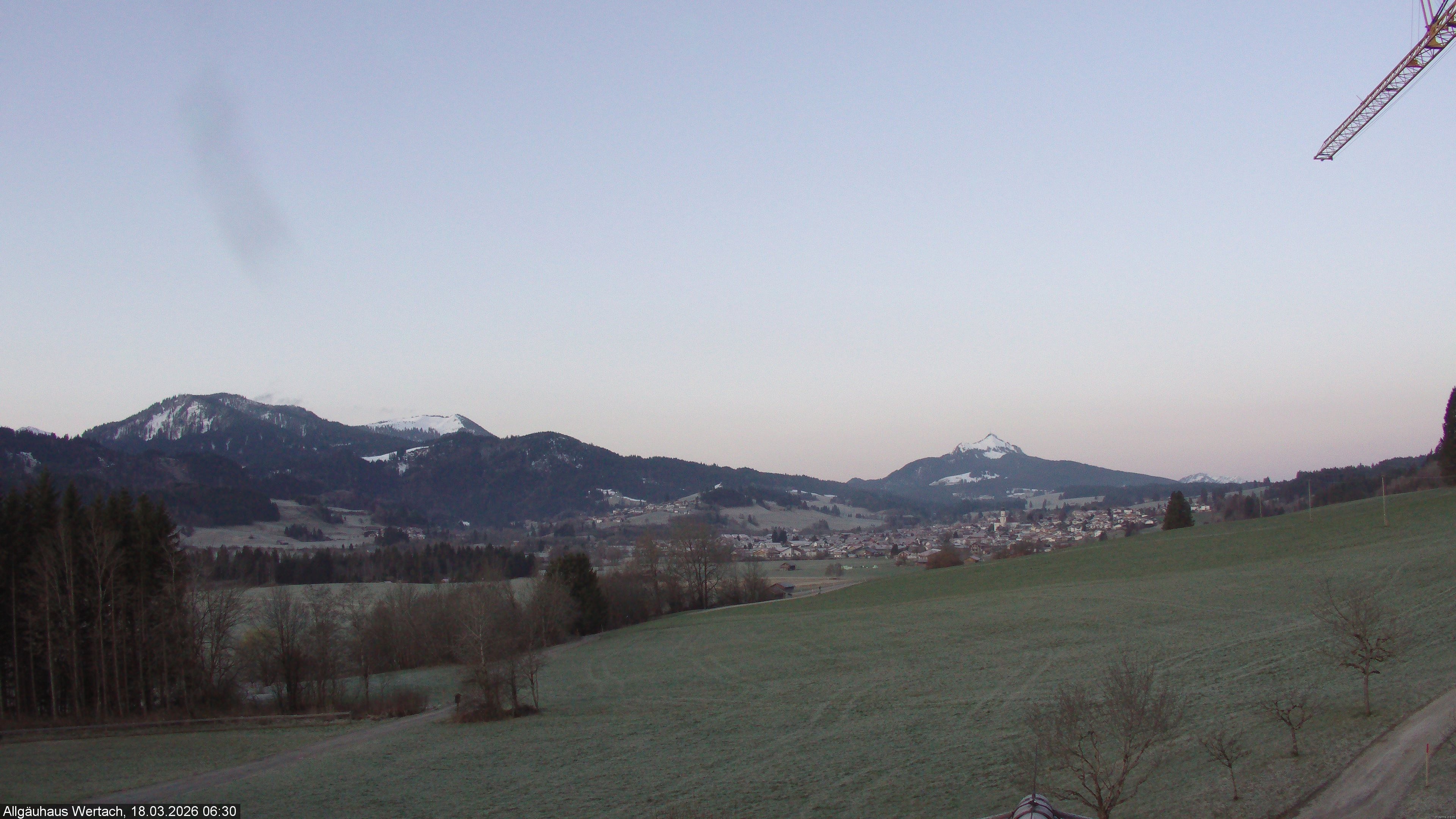 Archiv Foto Webcam Wertach - Allgäuhaus