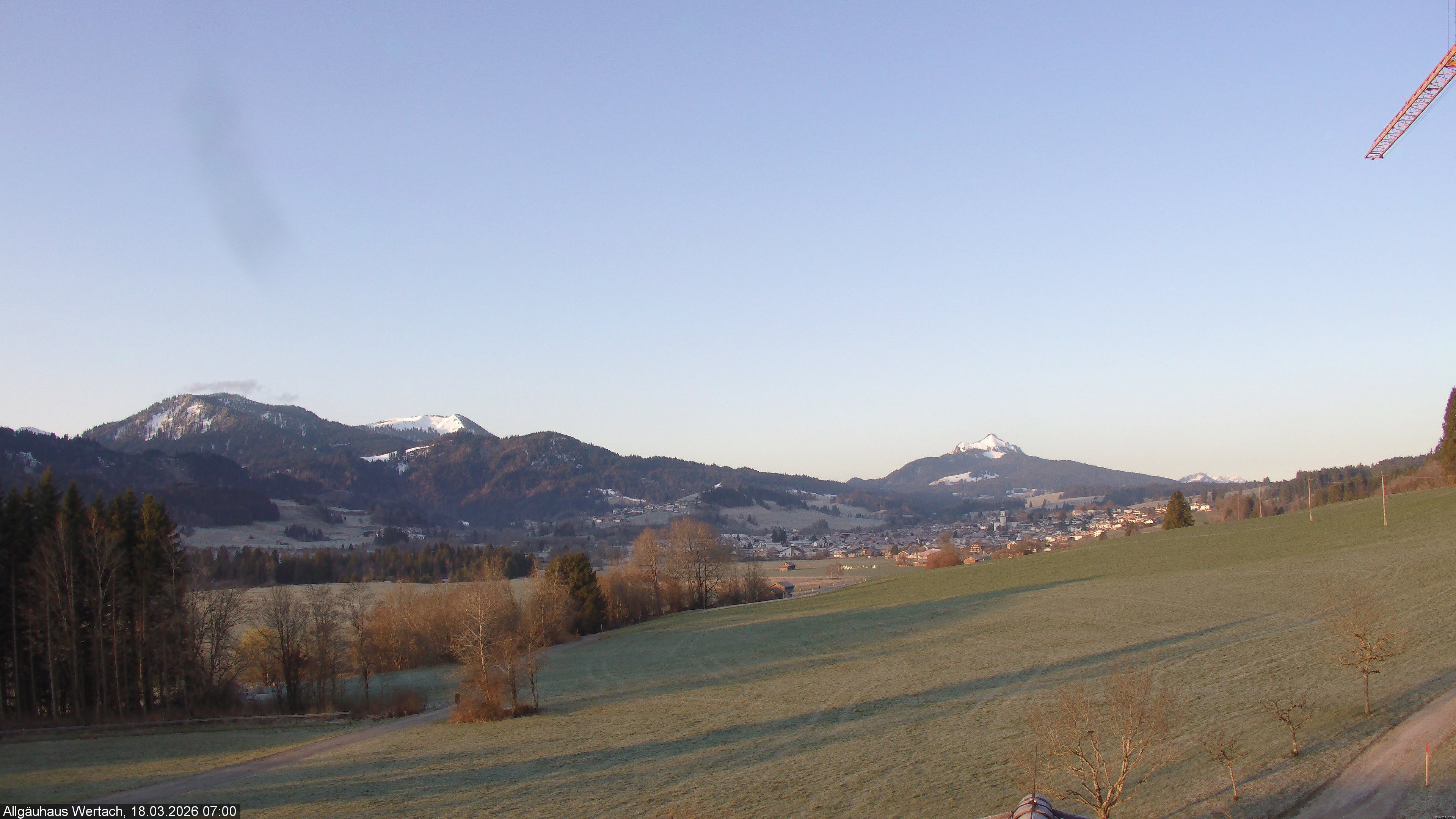 Archiv Foto Webcam Wertach - Allgäuhaus