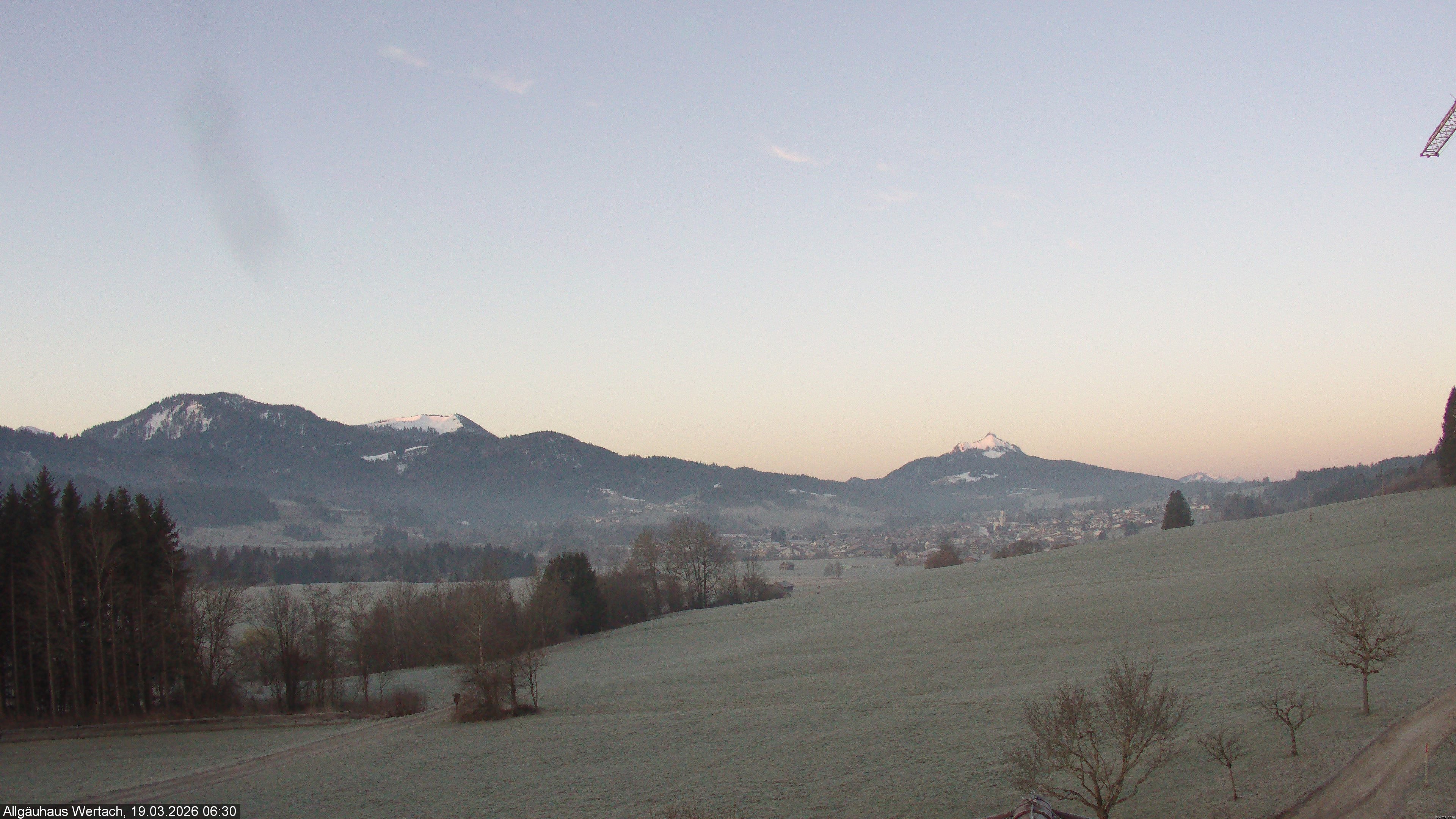 Archiv Foto Webcam Wertach - Allgäuhaus