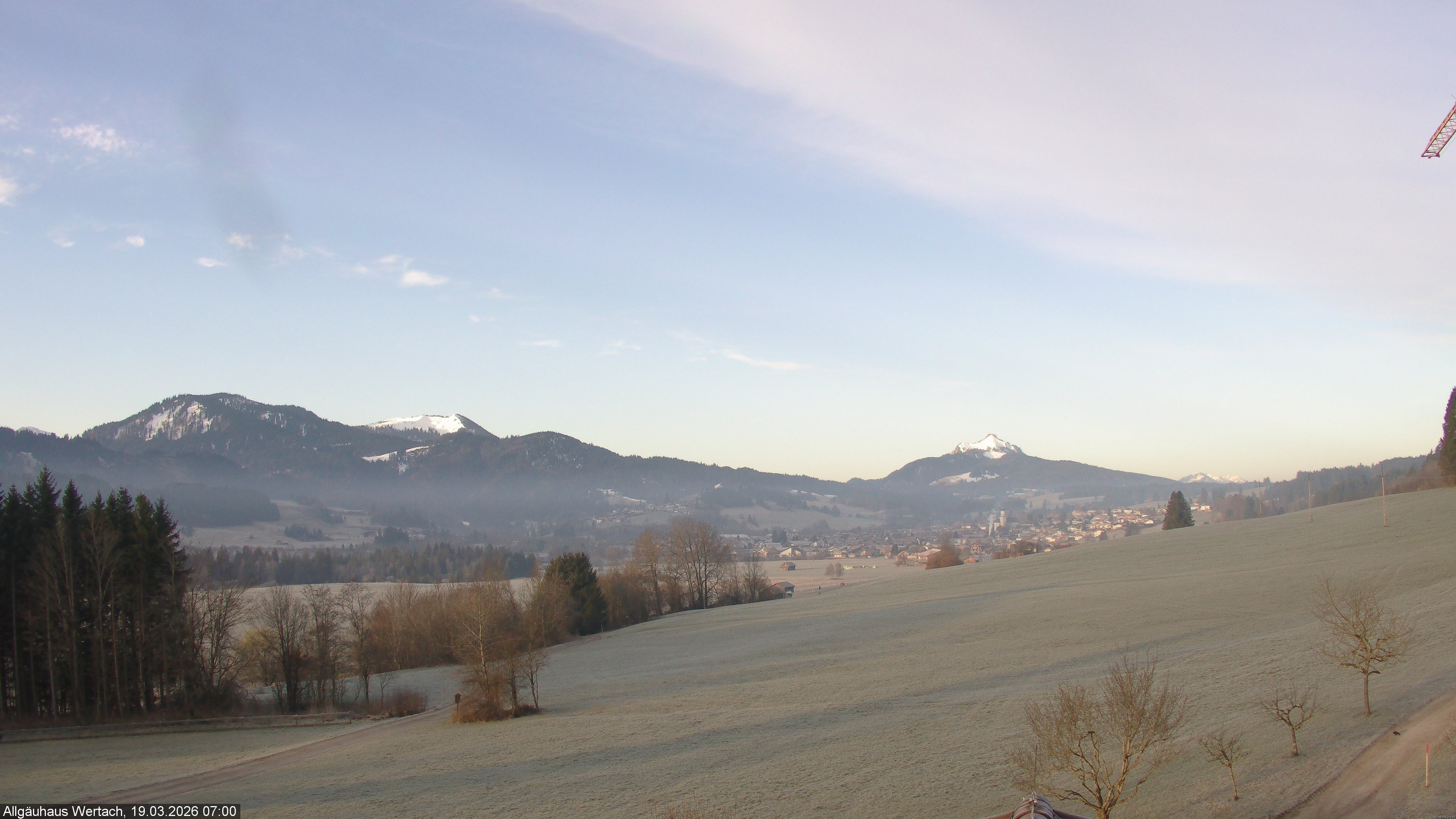 Archiv Foto Webcam Wertach - Allgäuhaus