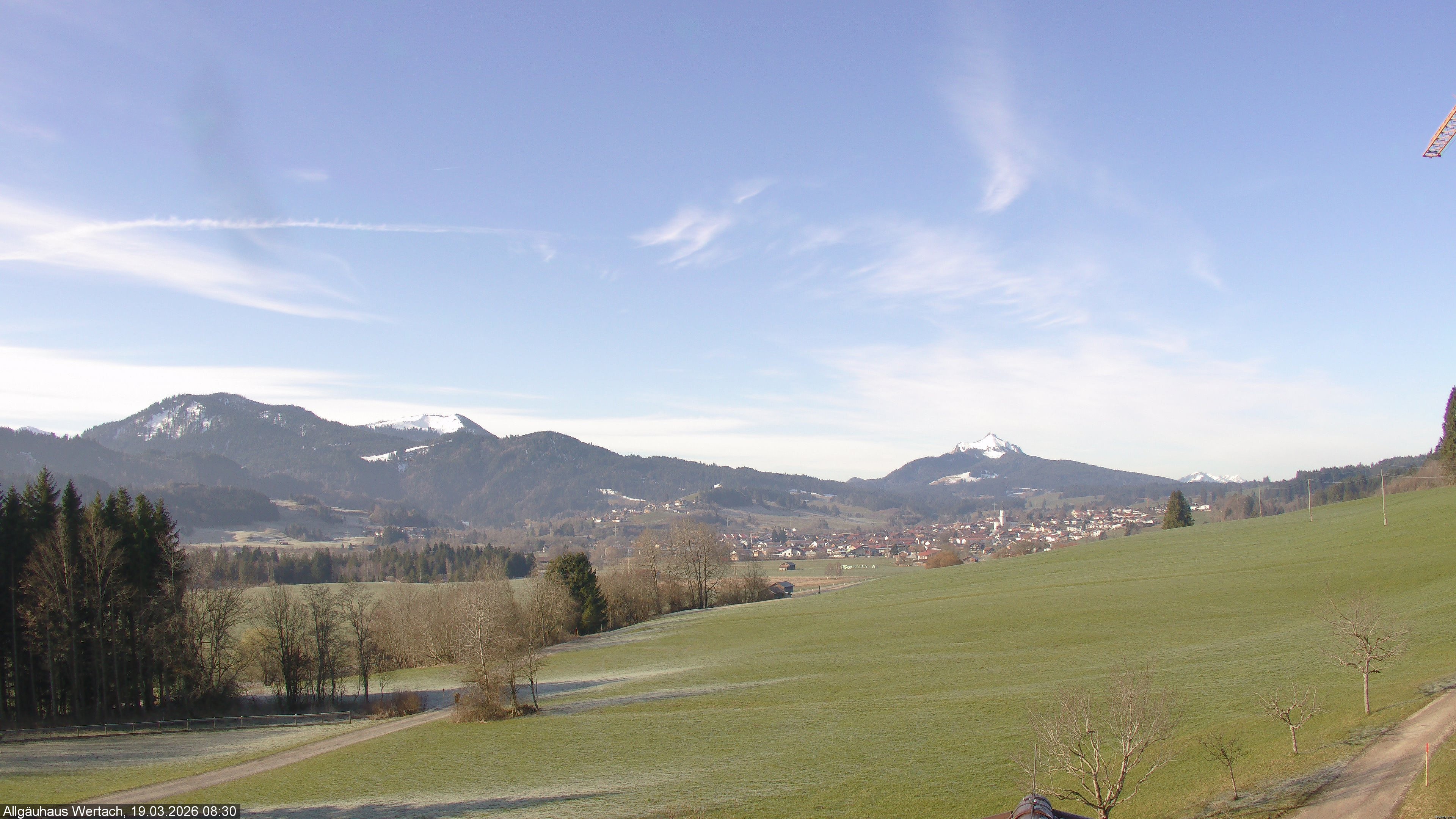 Archiv Foto Webcam Wertach - Allgäuhaus