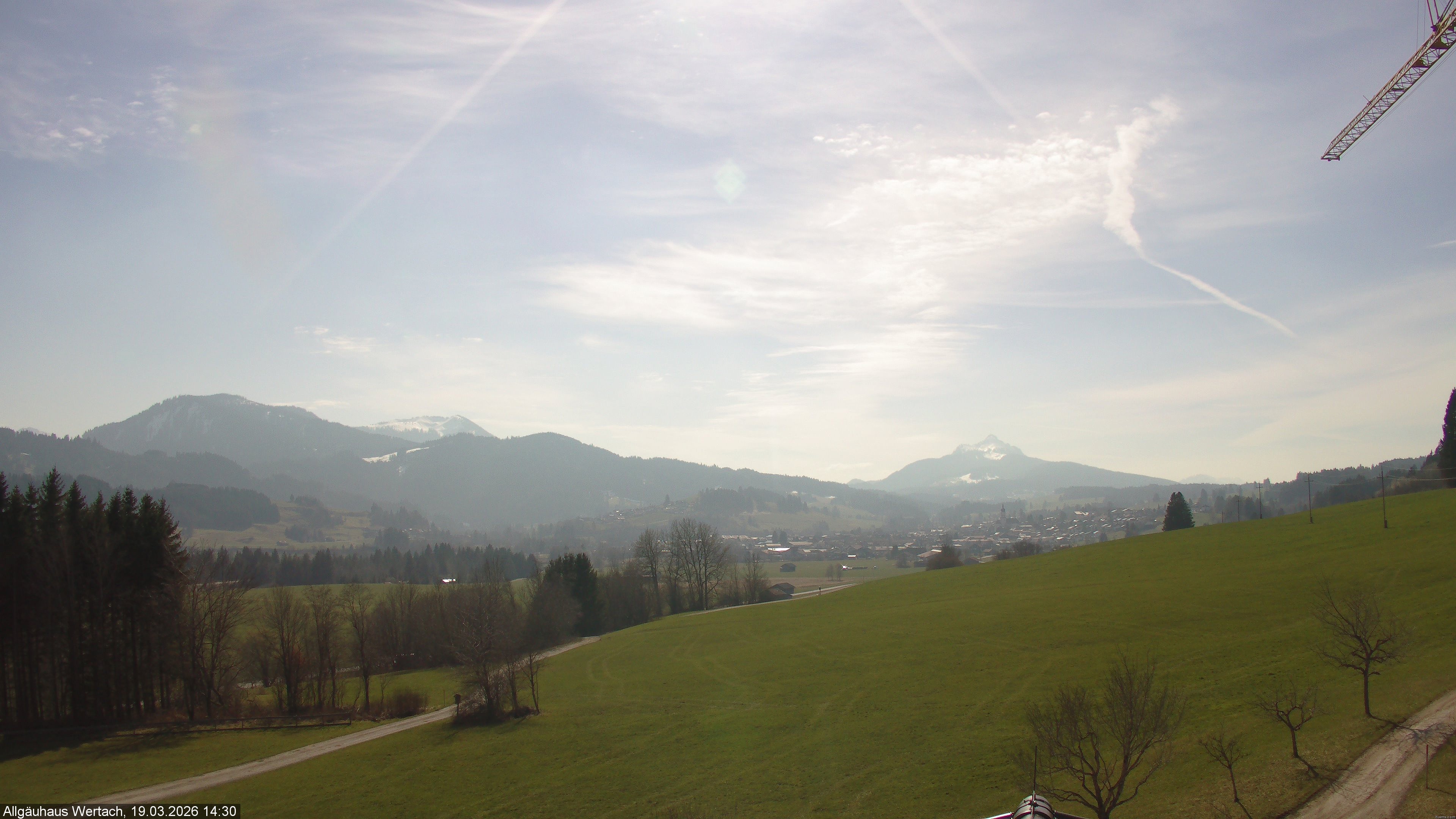 Archiv Foto Webcam Wertach - Allgäuhaus