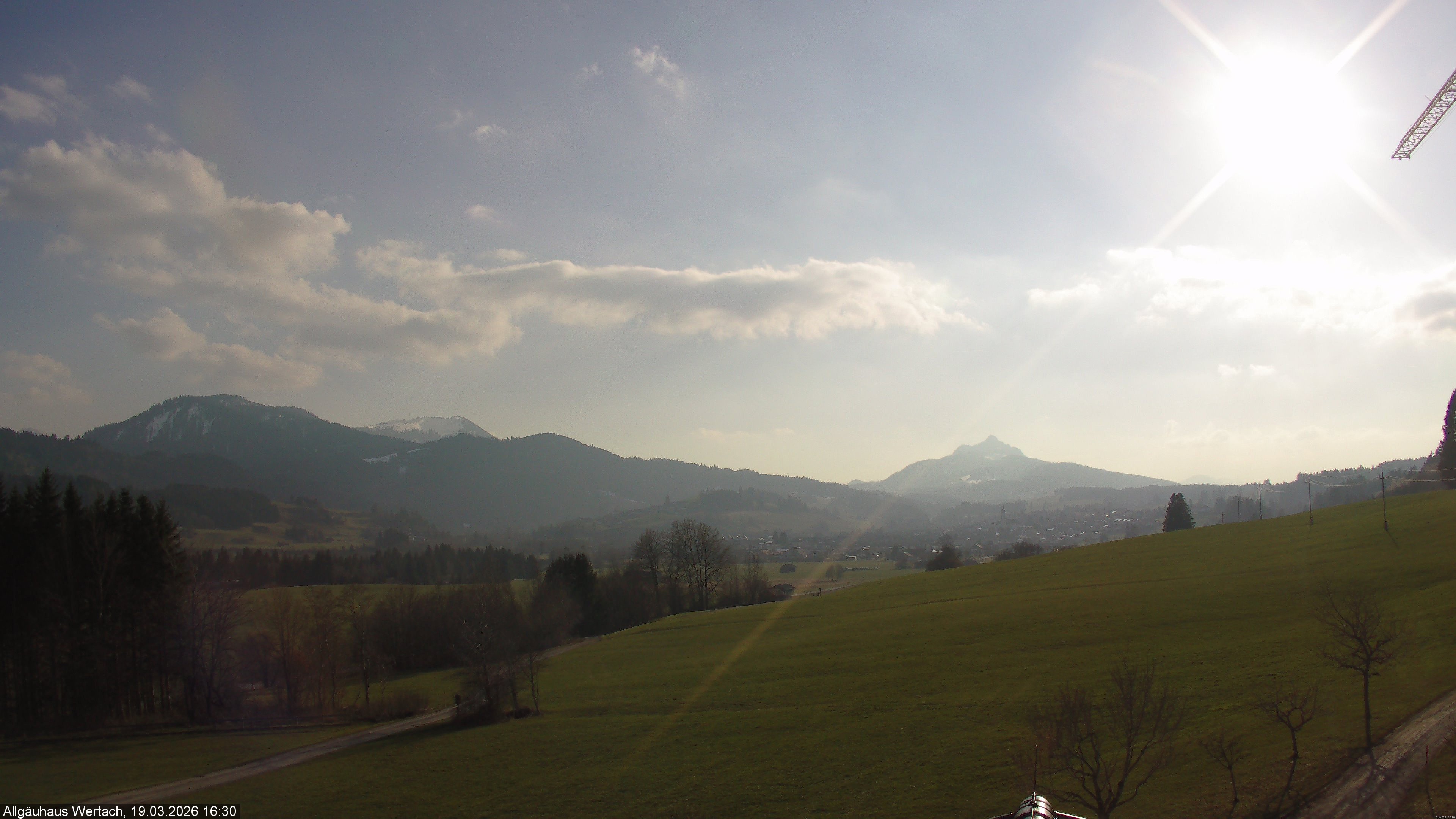 Archiv Foto Webcam Wertach - Allgäuhaus