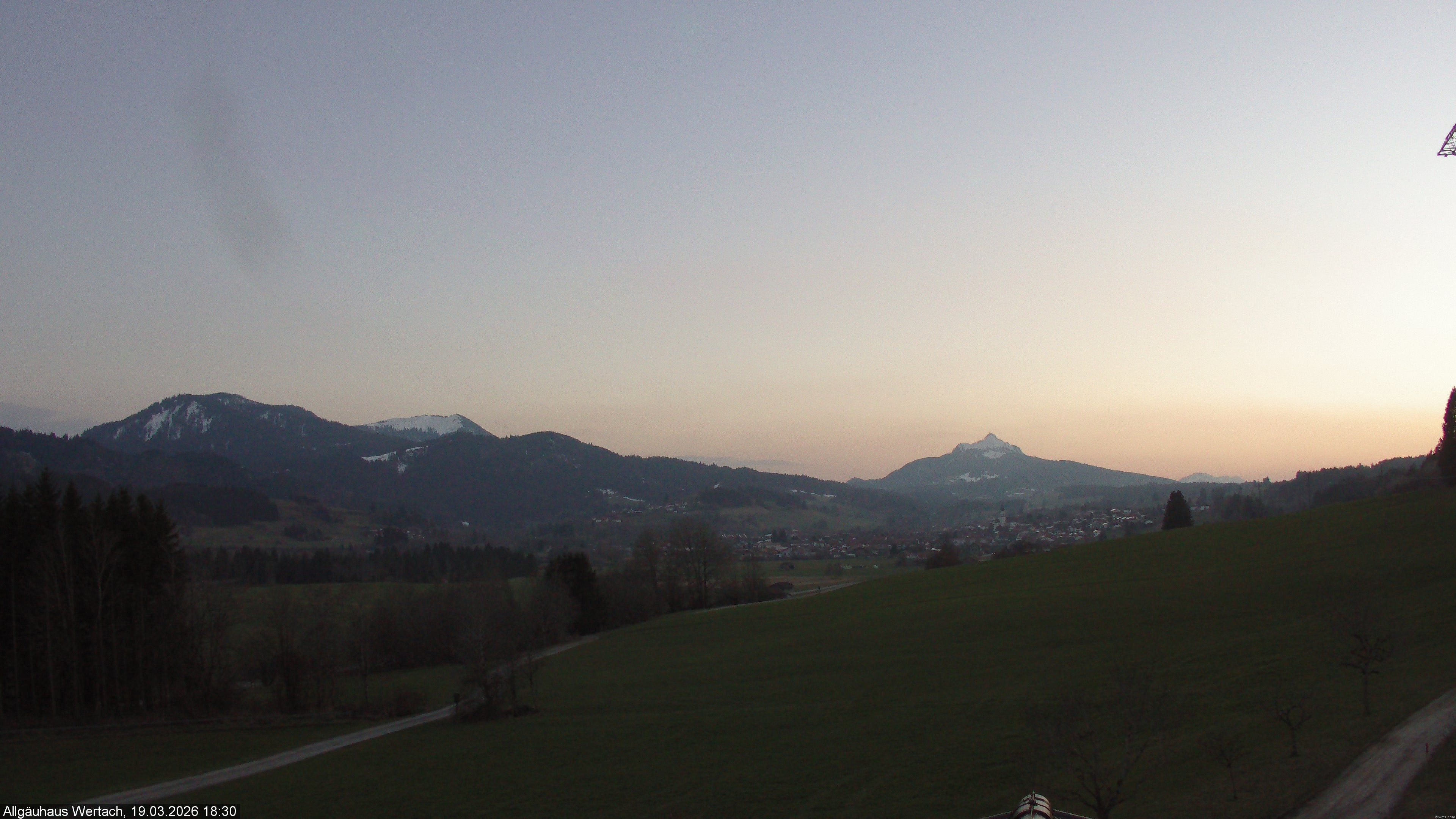 Archiv Foto Webcam Wertach - Allgäuhaus