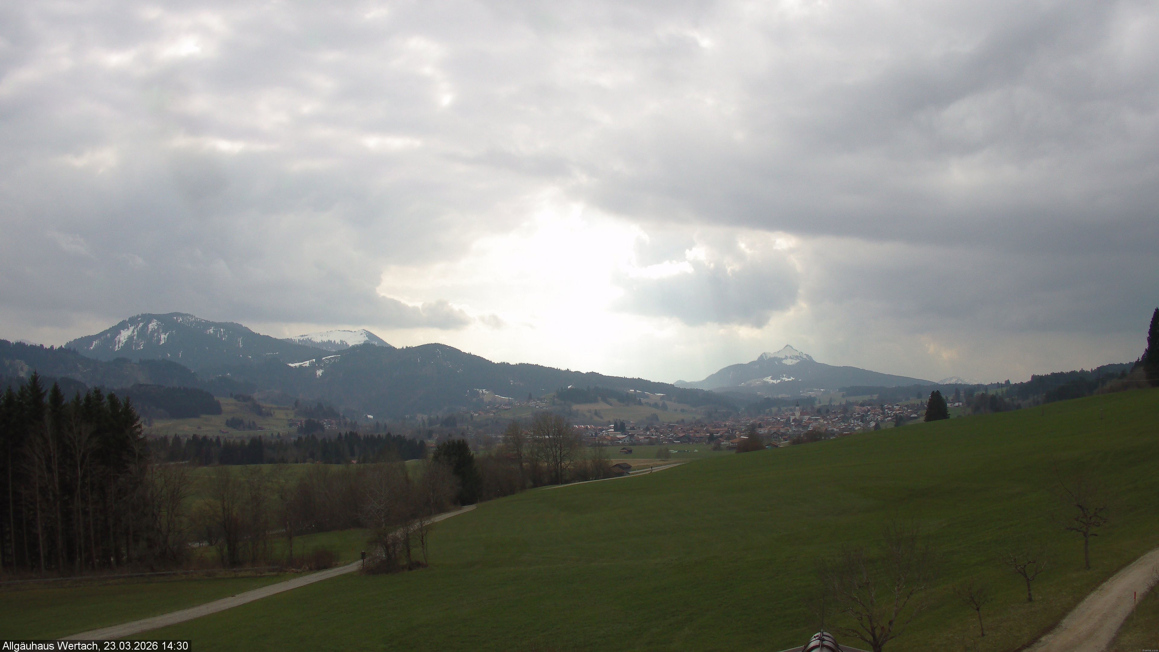 Archiv Foto Webcam Wertach - Allgäuhaus