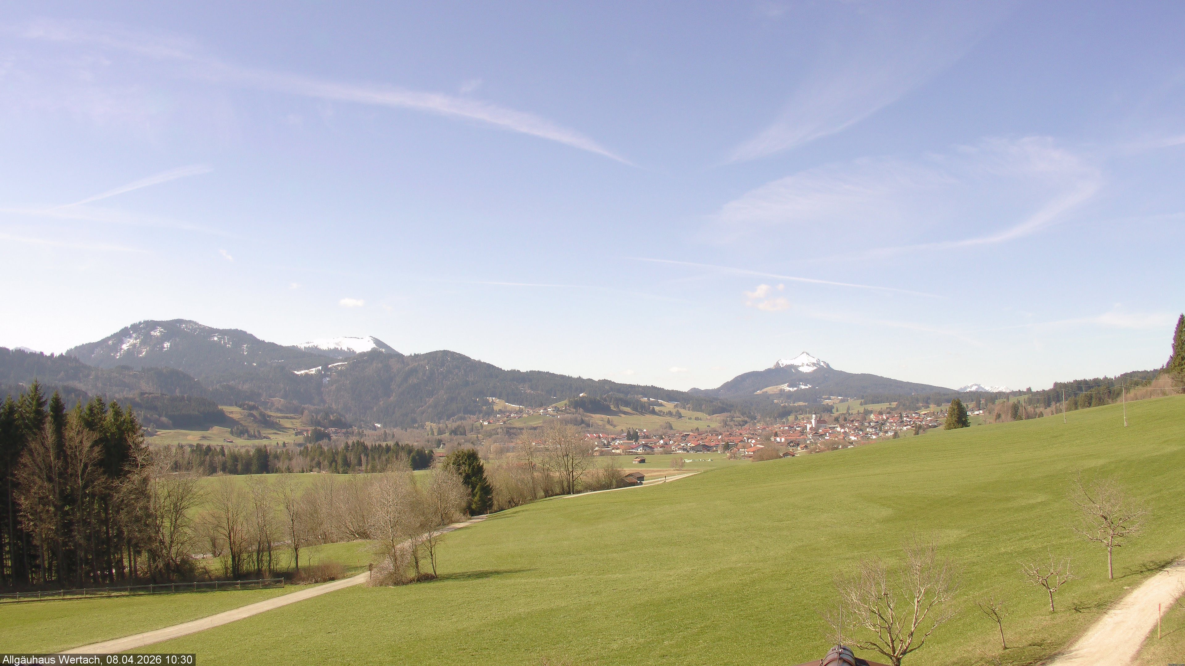 Archiv Foto Webcam Wertach - Allgäuhaus