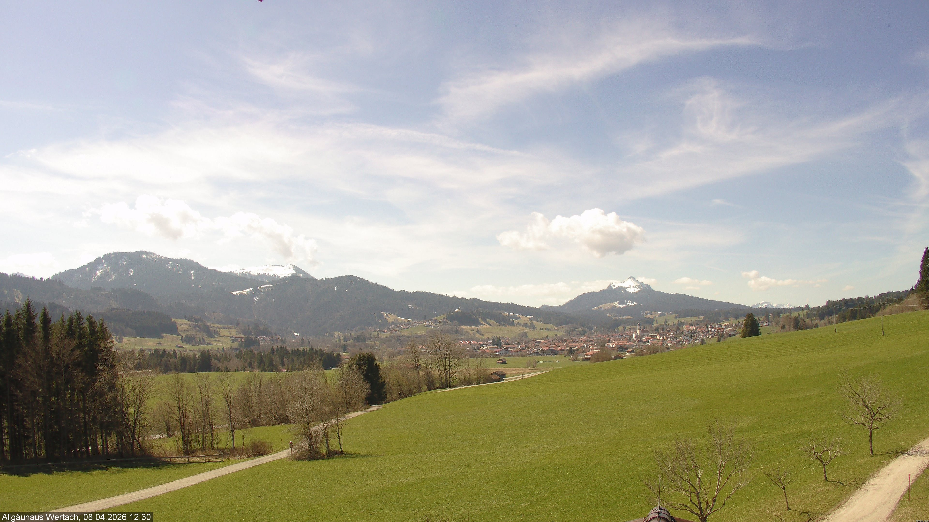 Archiv Foto Webcam Wertach - Allgäuhaus