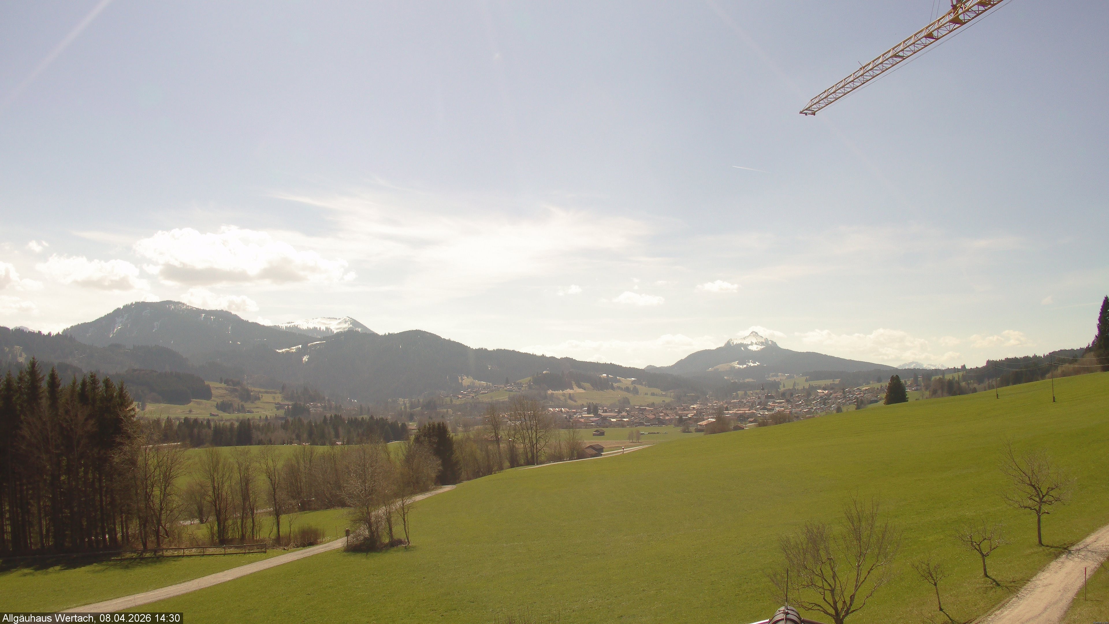 Archiv Foto Webcam Wertach - Allgäuhaus
