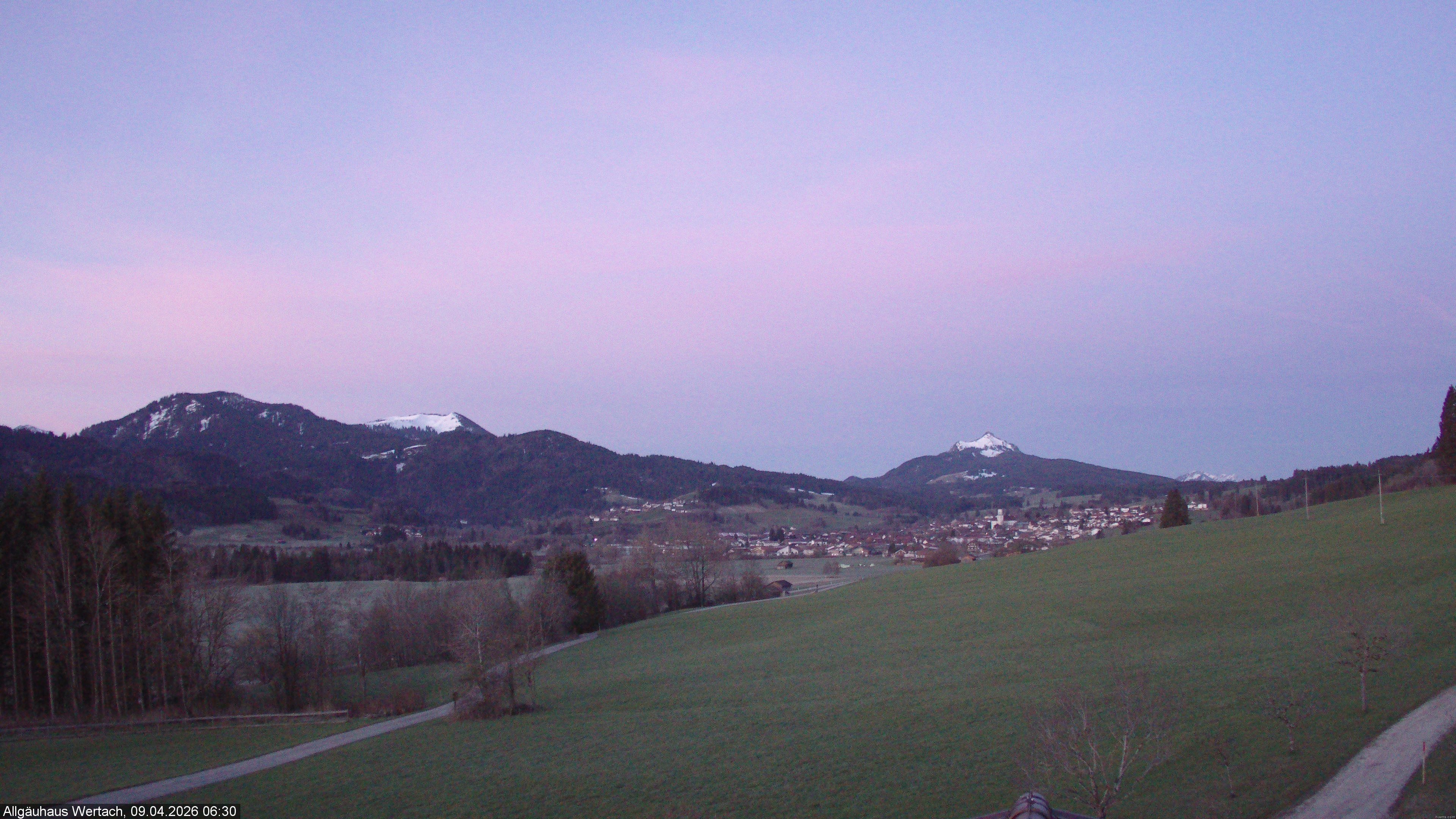 Archiv Foto Webcam Wertach - Allgäuhaus