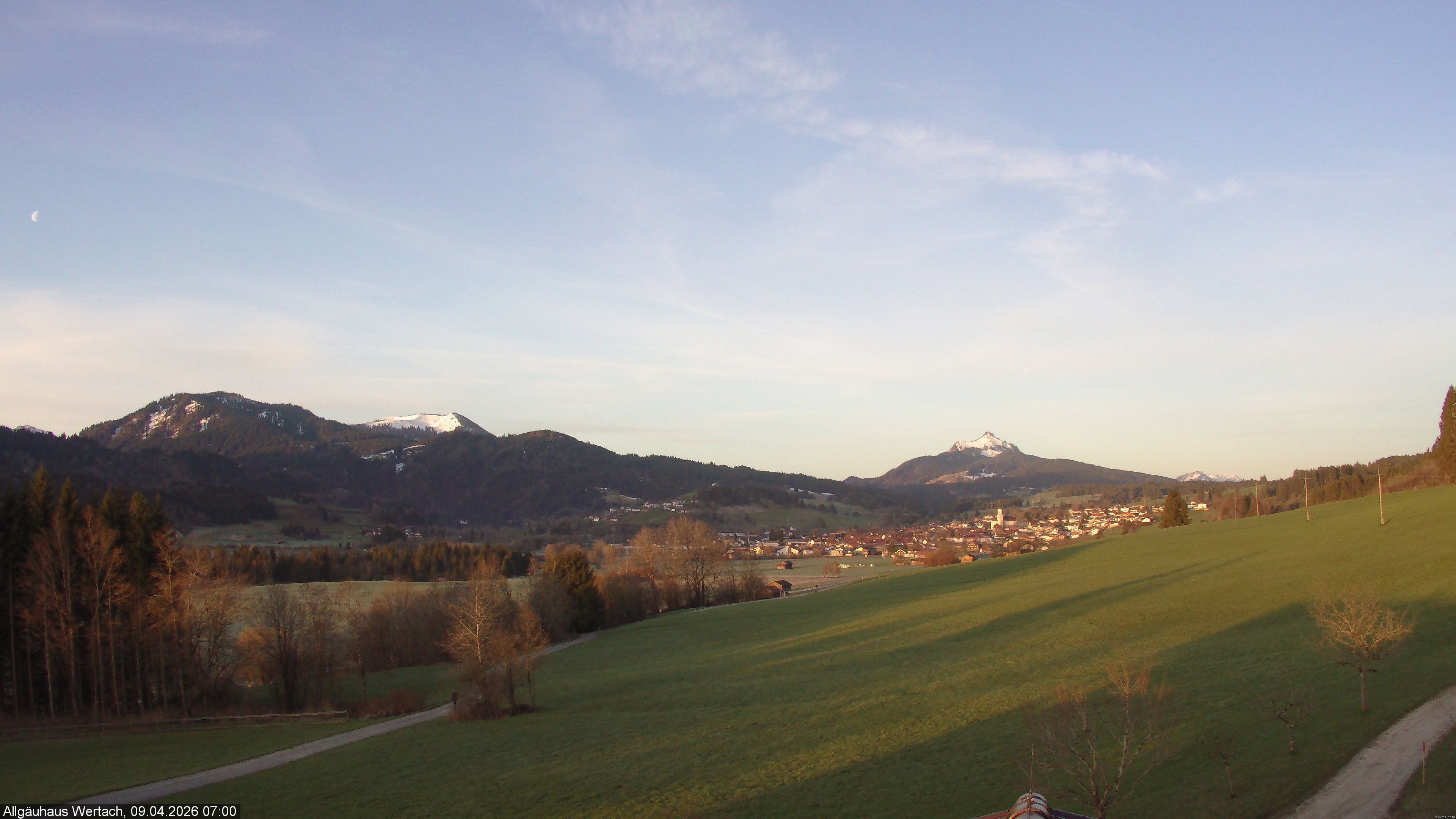 Archiv Foto Webcam Wertach - Allgäuhaus