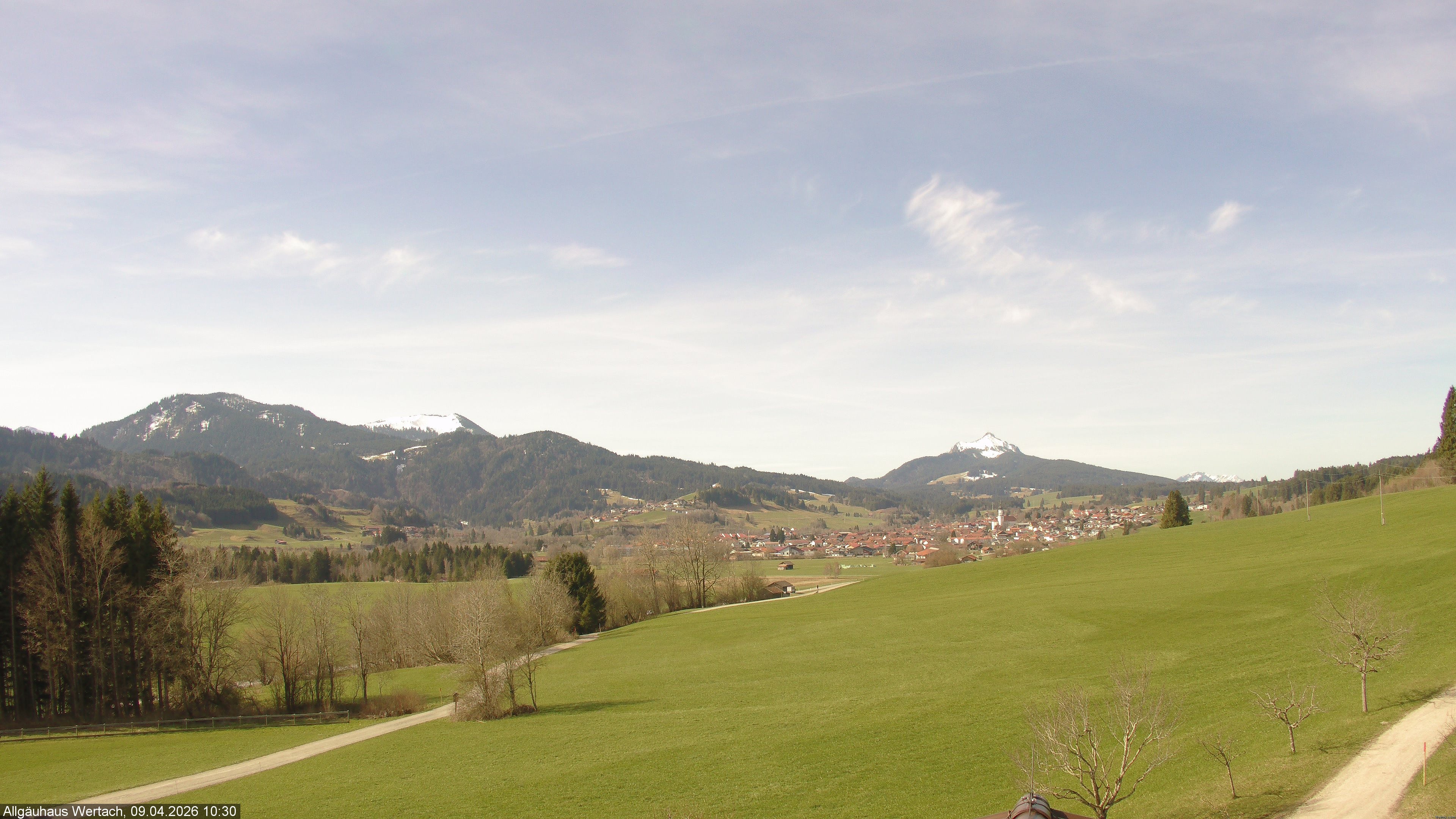 Archiv Foto Webcam Wertach - Allgäuhaus