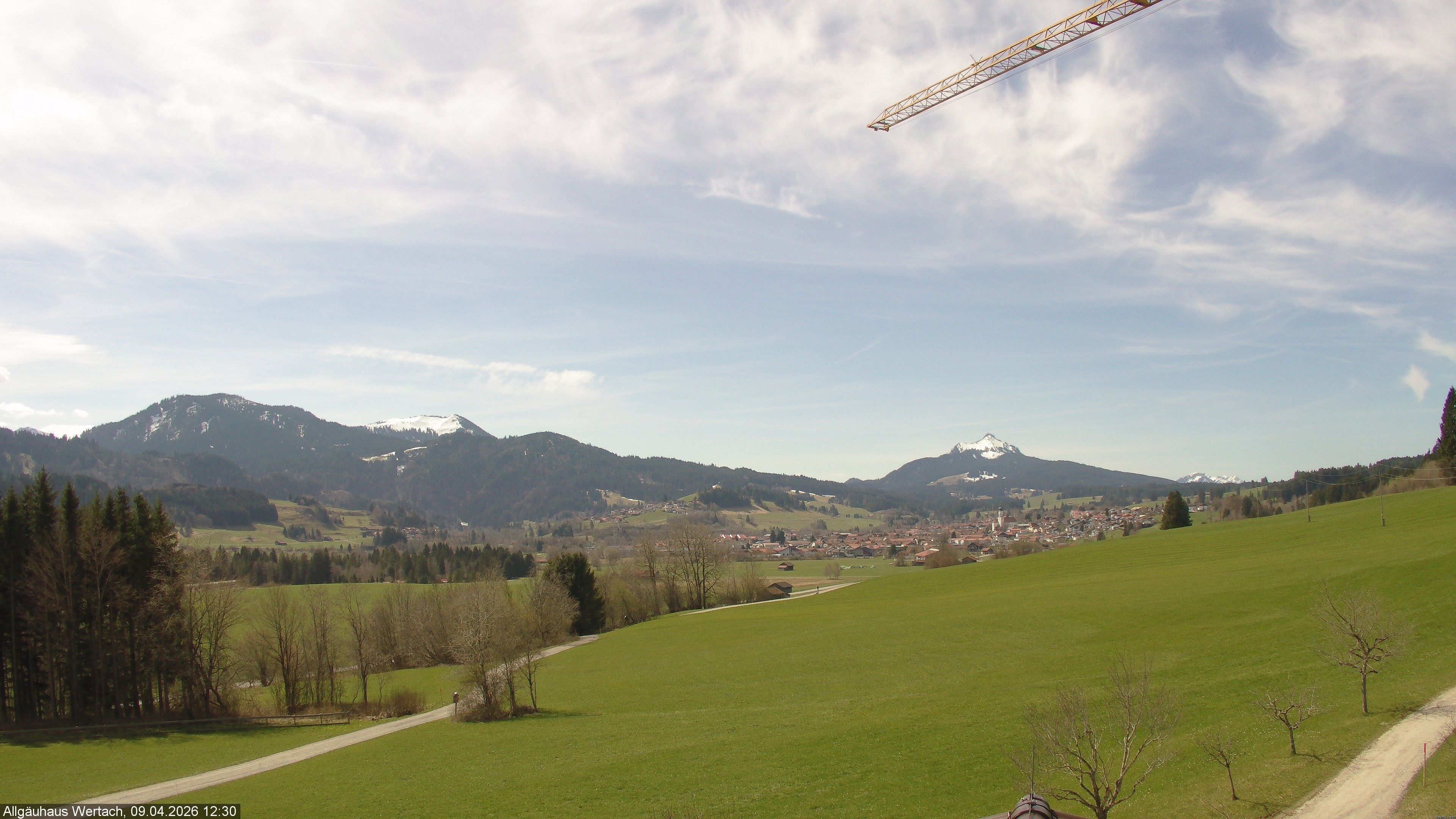 Archiv Foto Webcam Wertach - Allgäuhaus