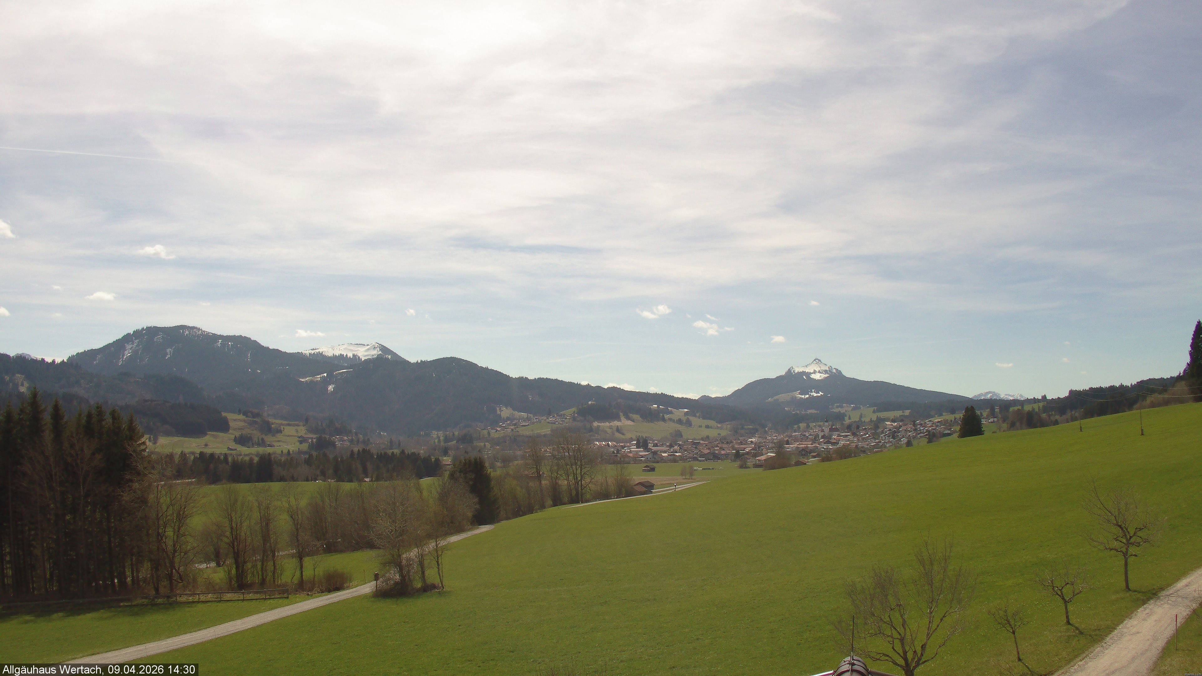 Archiv Foto Webcam Wertach - Allgäuhaus