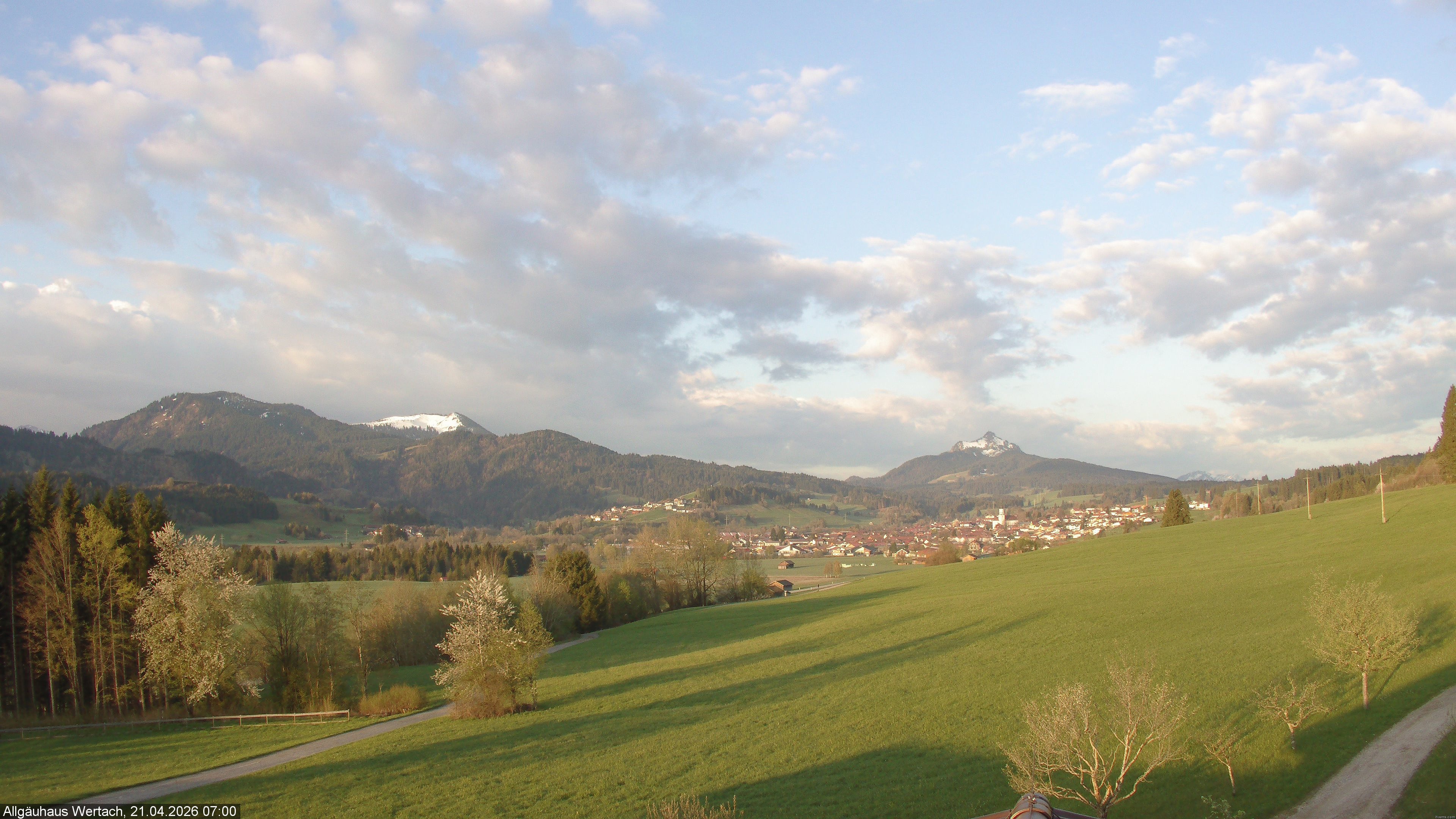Archiv Foto Webcam Wertach - Allgäuhaus
