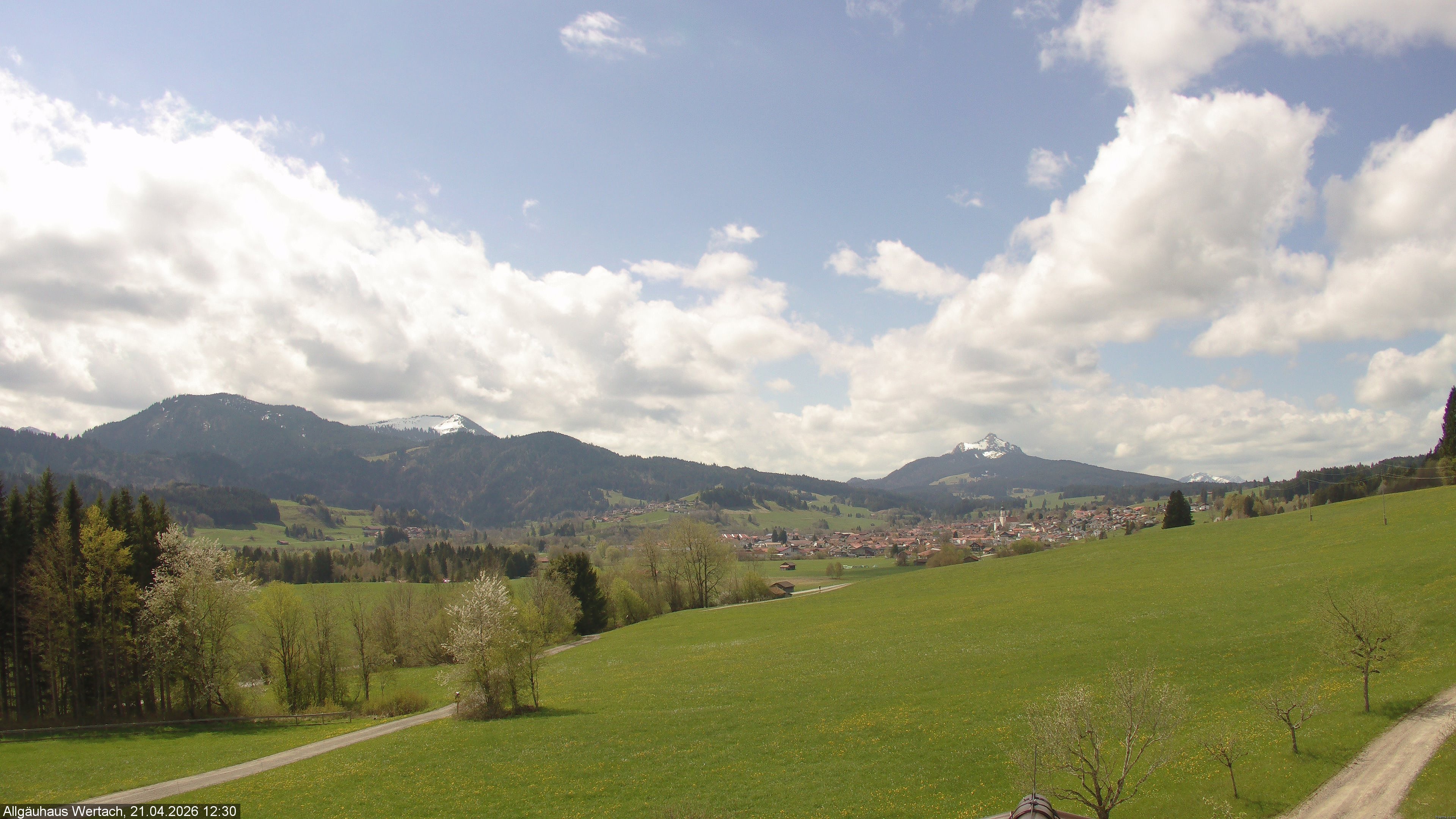 Archiv Foto Webcam Wertach - Allgäuhaus