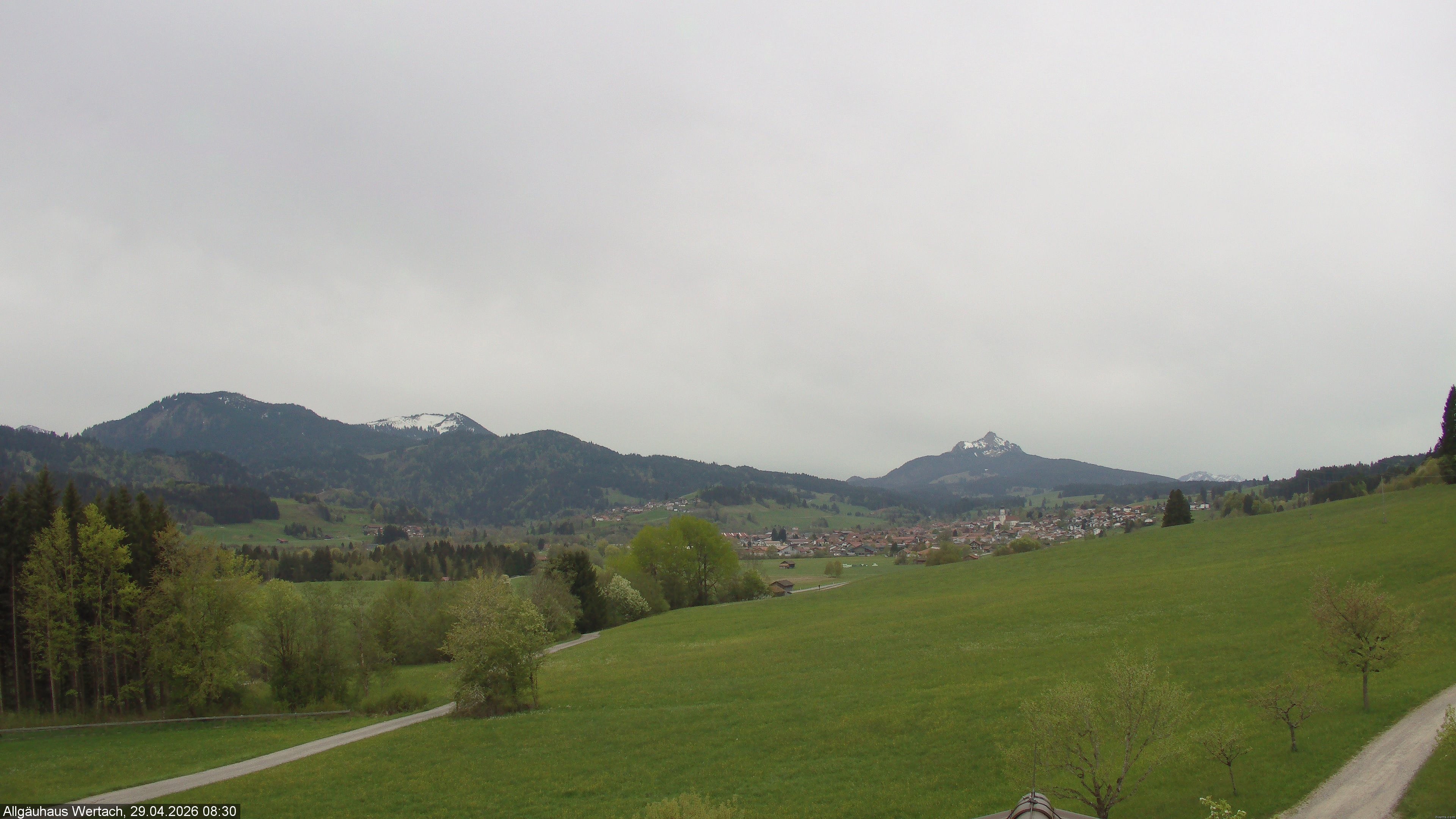 Archived image Webcam Have a look at the charming valley Wertach