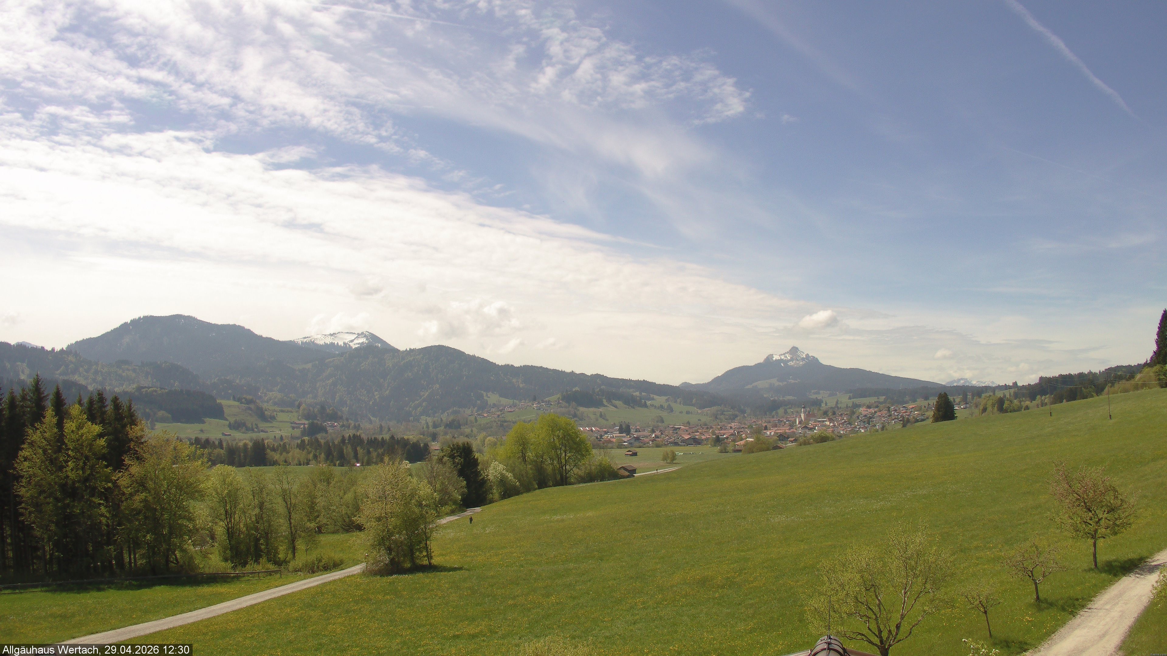 Archiv Foto Webcam Wertach - Allgäuhaus