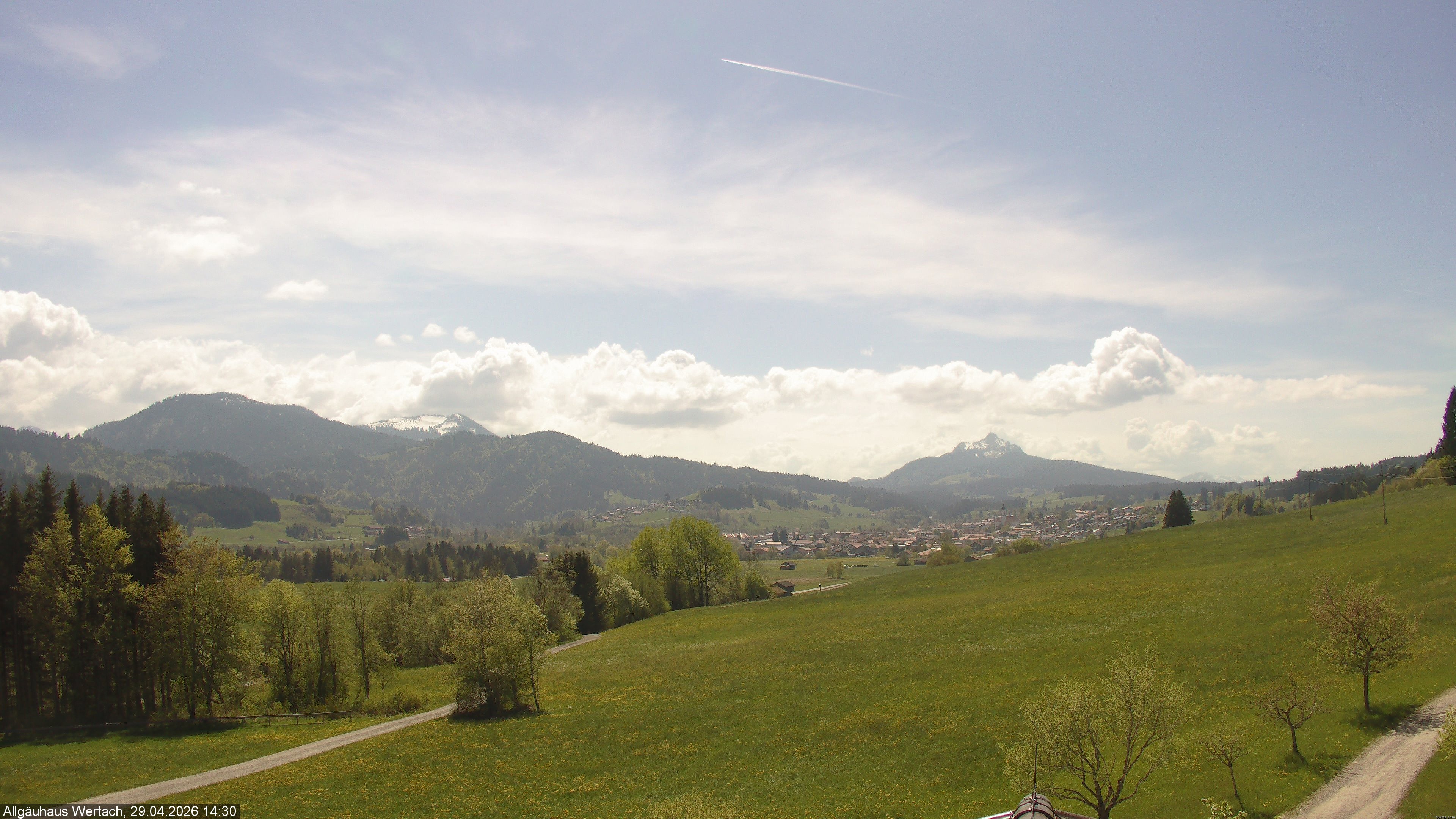 Archiv Foto Webcam Wertach - Allgäuhaus