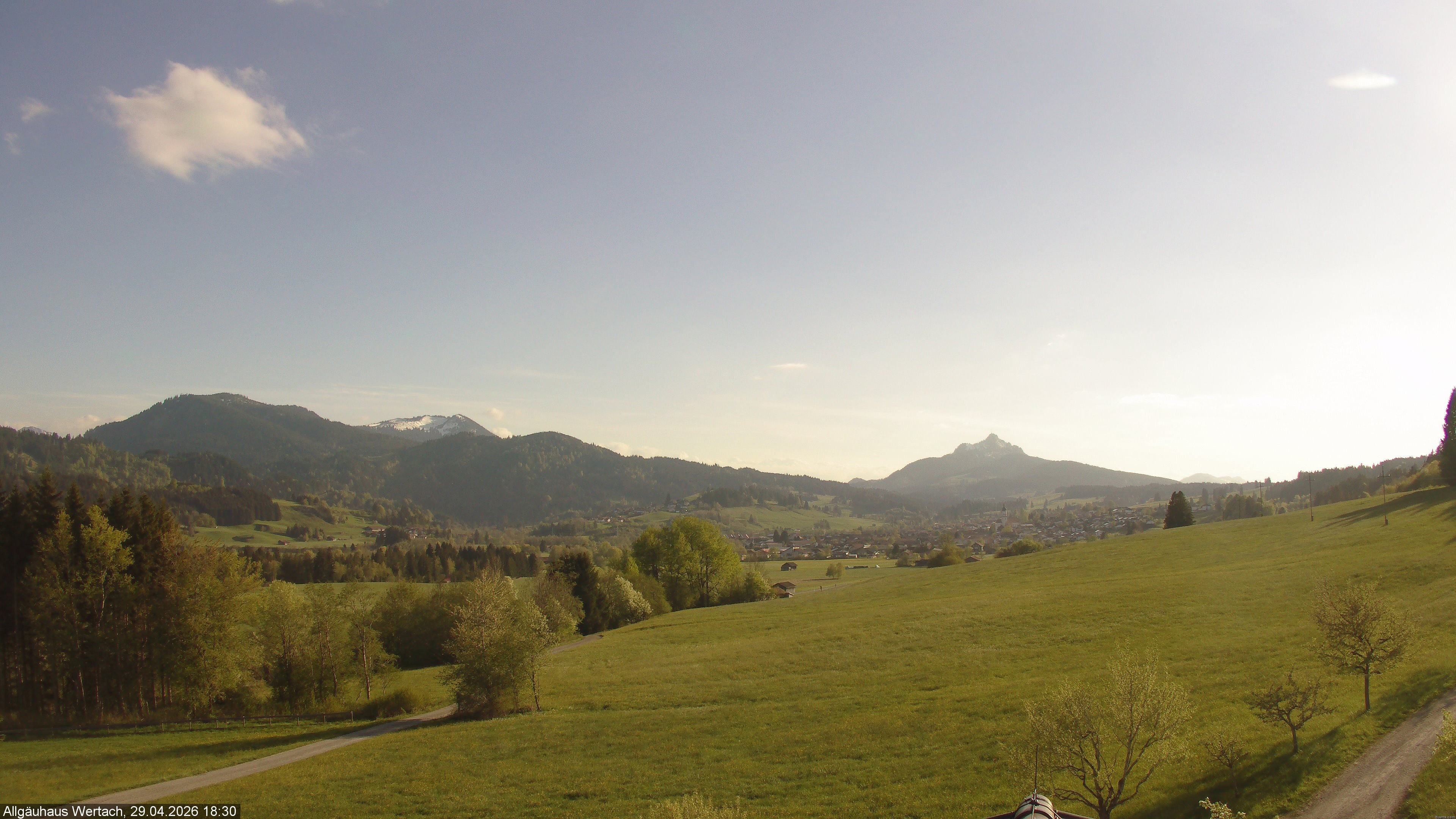 Archiv Foto Webcam Wertach - Allgäuhaus