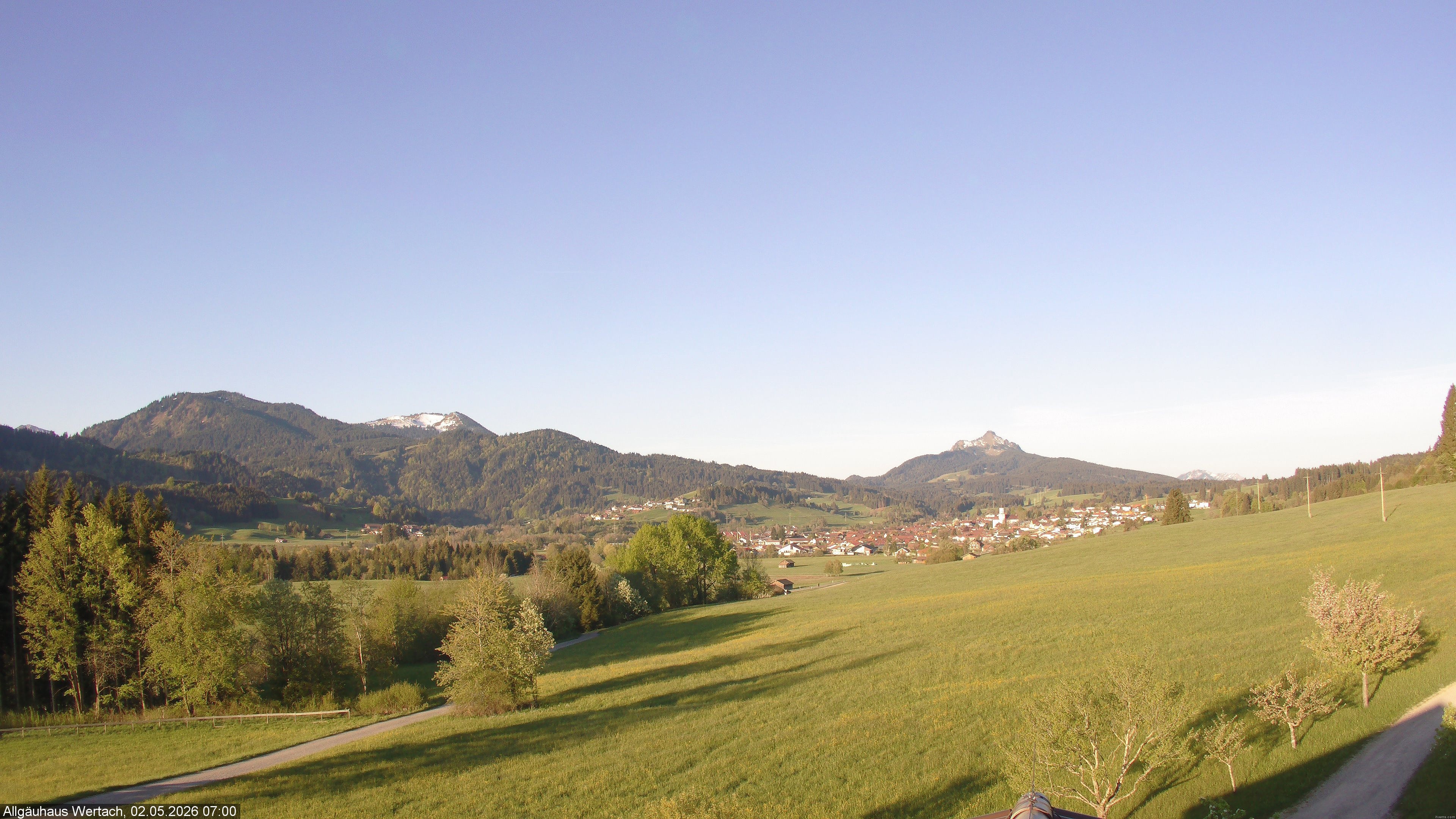Archiv Foto Webcam Wertach - Allgäuhaus