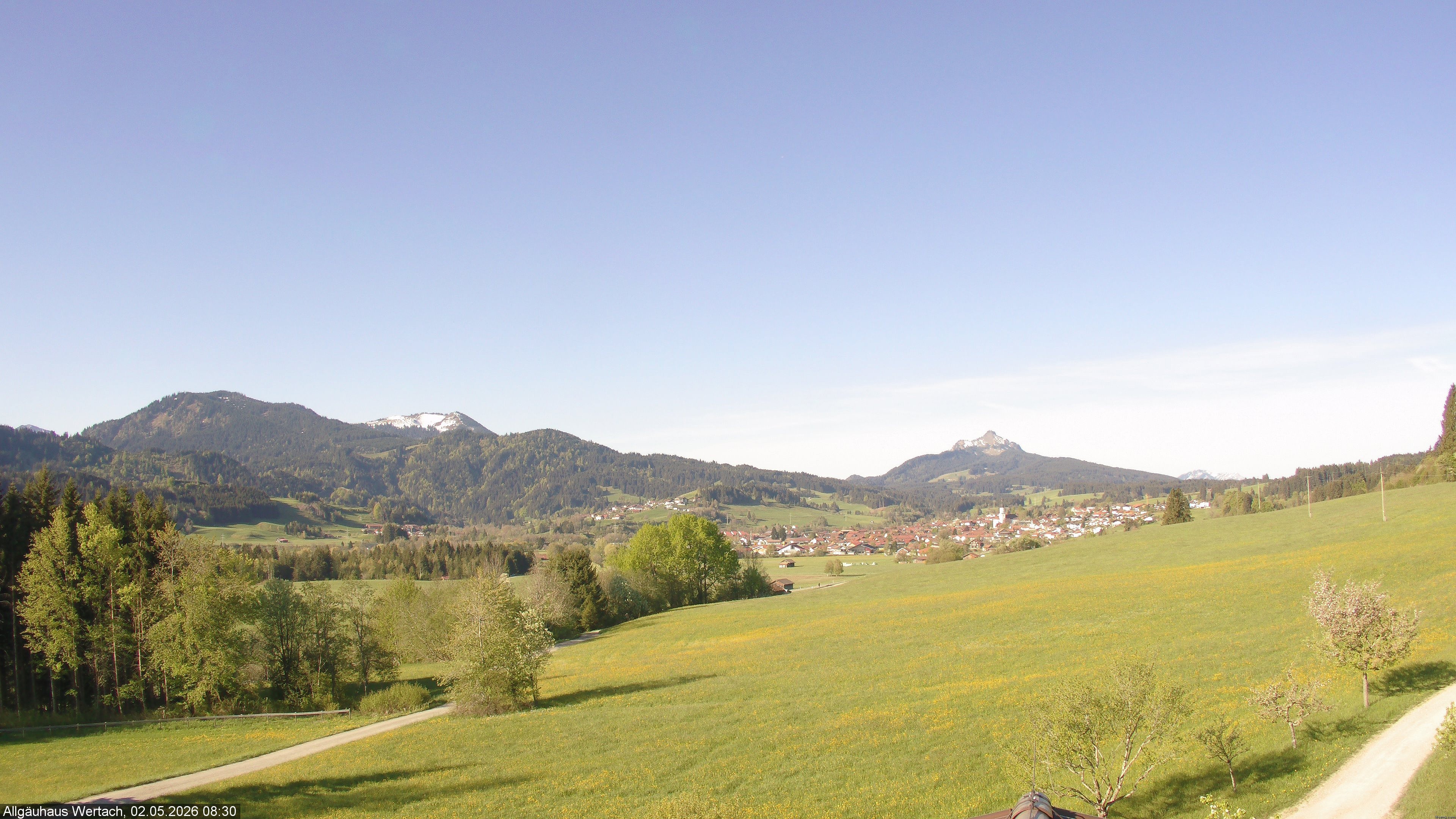 Archiv Foto Webcam Wertach - Allgäuhaus