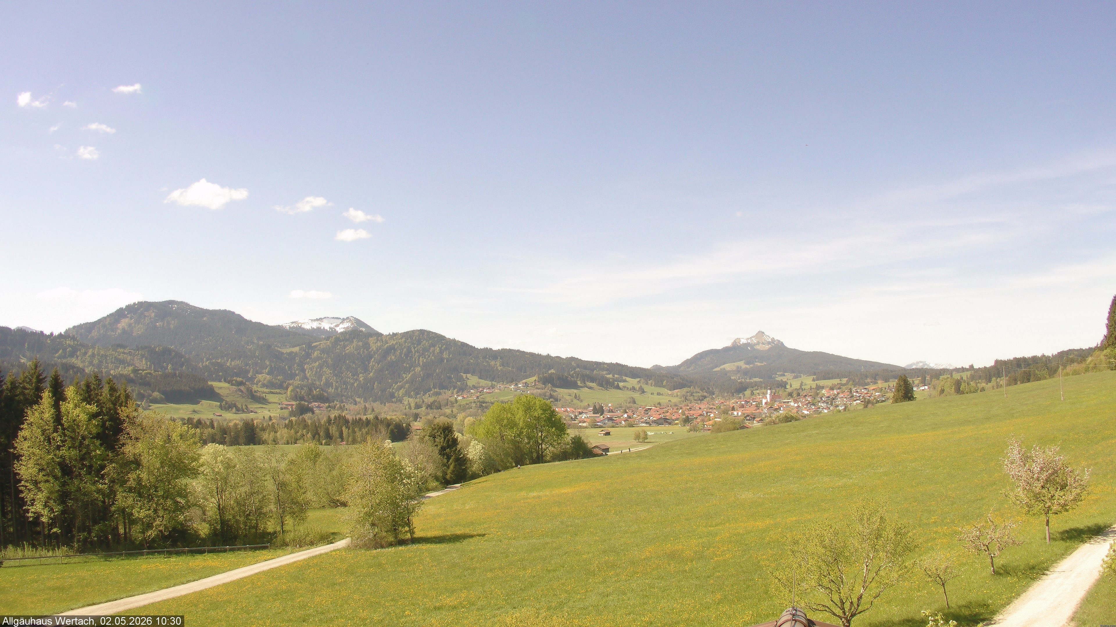 Archiv Foto Webcam Wertach - Allgäuhaus