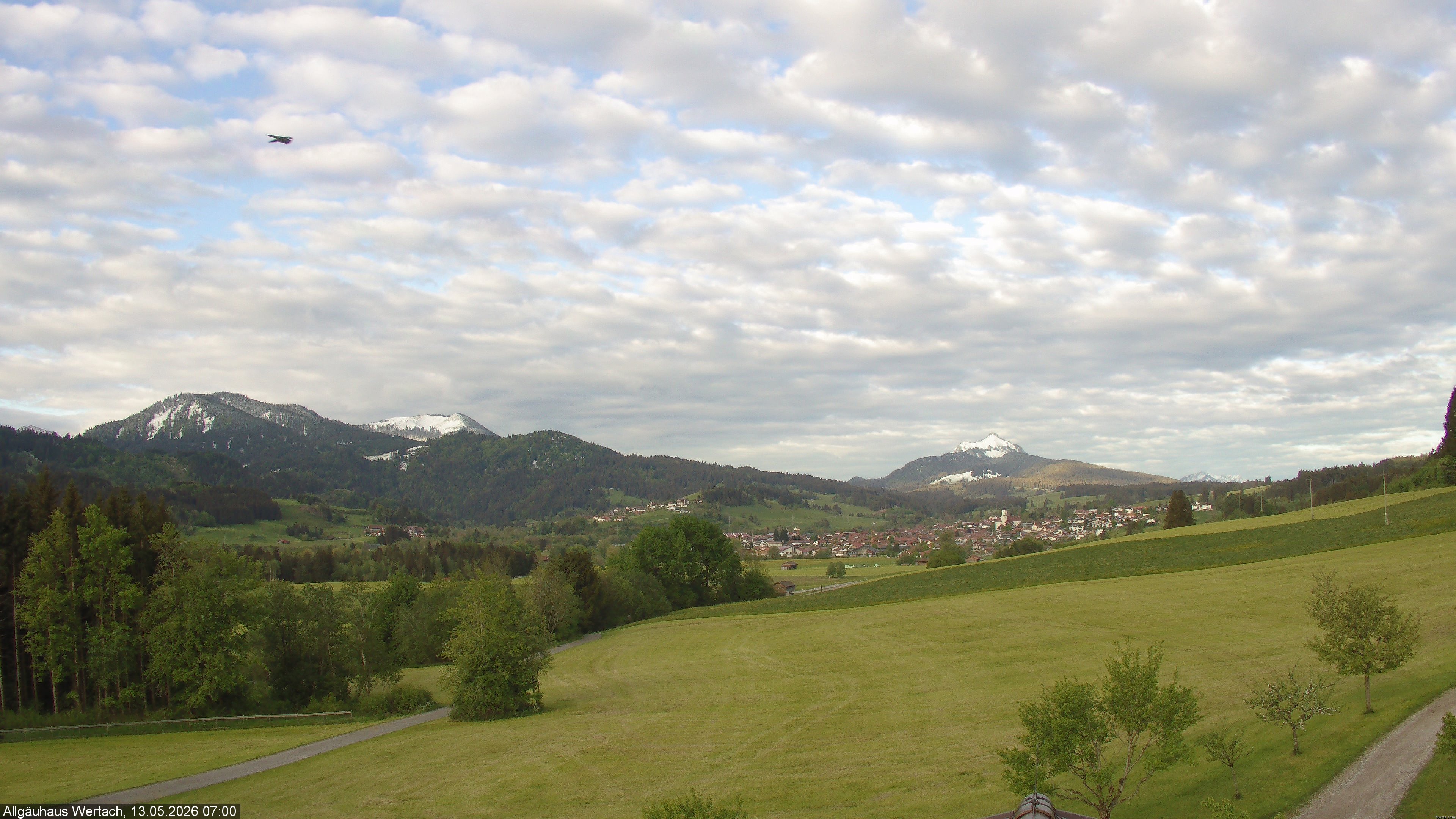 Archived image Webcam Have a look at the charming valley Wertach
