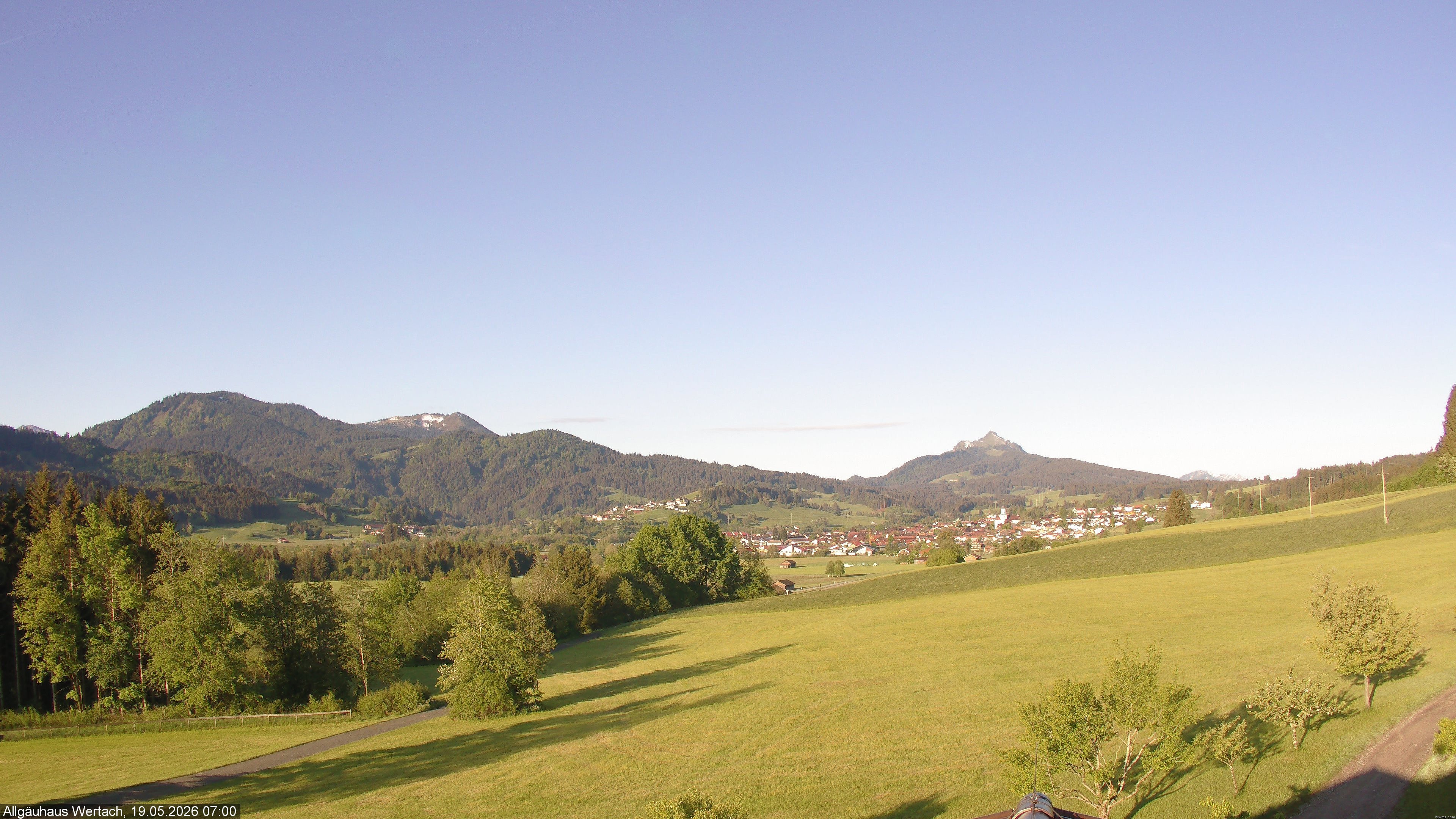 Archiv Foto Webcam Wertach - Allgäuhaus